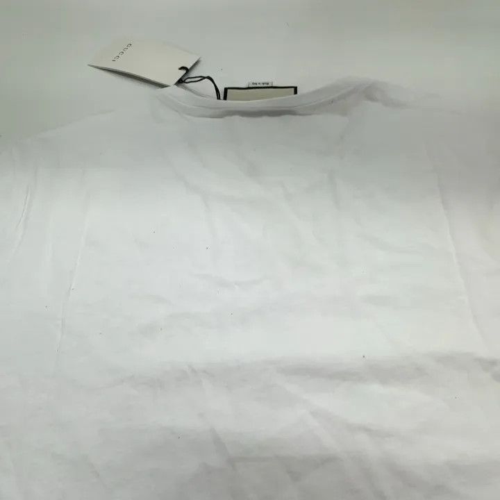 Gucci Gucci Gucci Logo Print White Short Sleeve T-Shirt -2506 Size US XXL / EU 58 / 5 - 8 Thumbnail