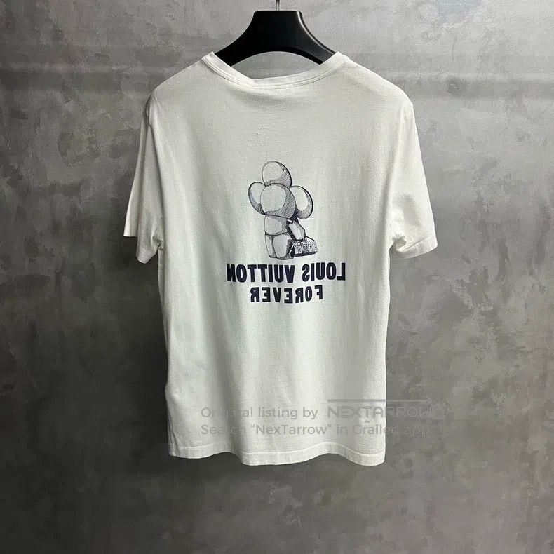 Louis Vuitton Louis Vuitton Classic White Printed Crew Neck Short Sleeve Size US L / EU 52-54 / 3 - 5 Thumbnail