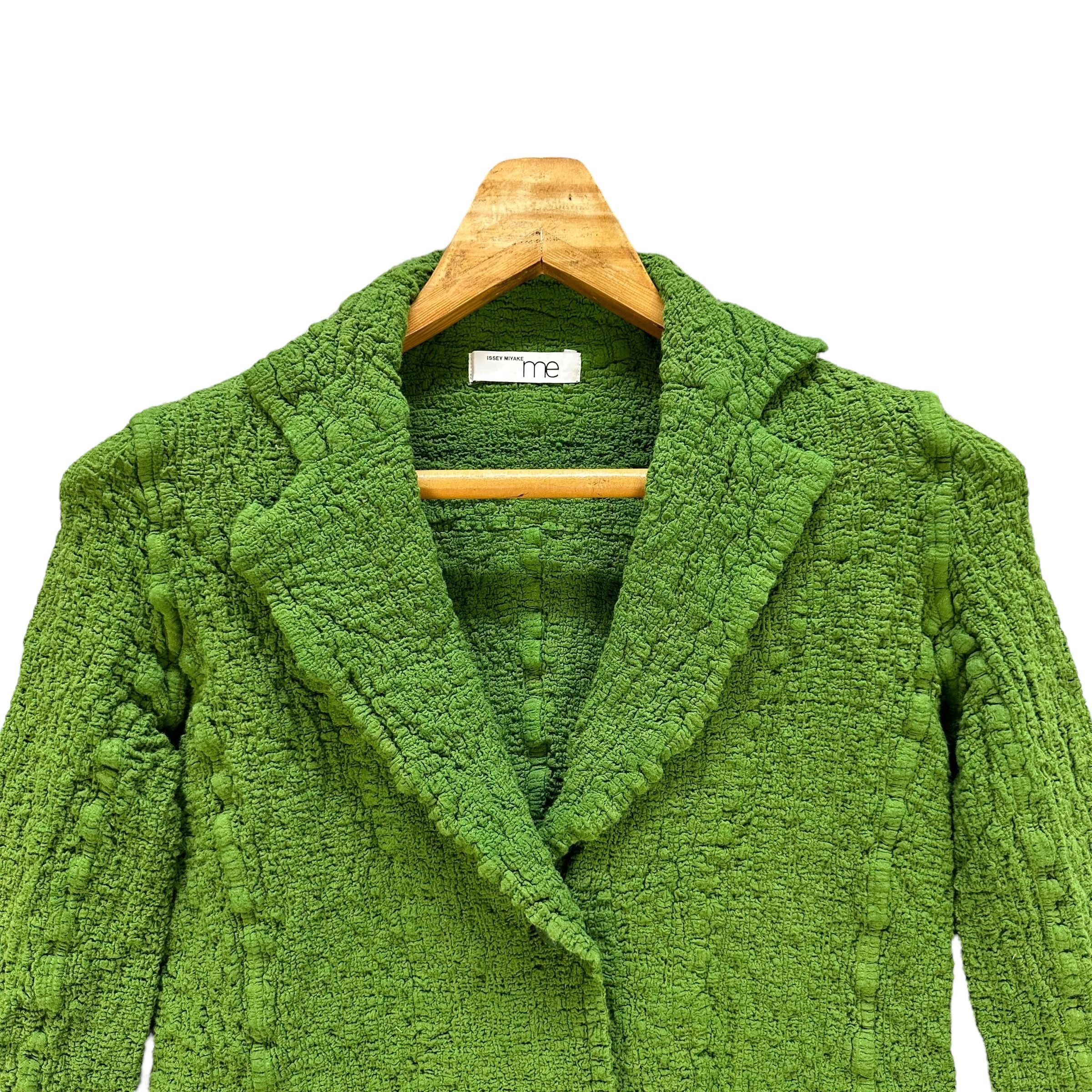 Issey Miyake ISSEY MIYAKE ME Green Jacket #1502-A62 Size S / US 4 / IT 40 - 2 Thumbnail