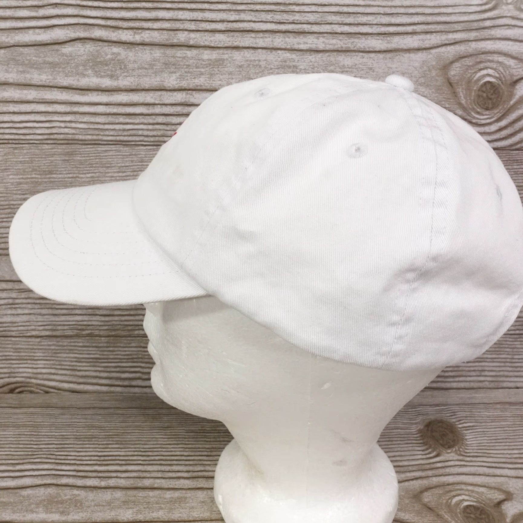 Budweiser ANHEUSER BUSCH BUDWEISER BEER WHITE BASEBALL CAP ADJUSTABLE UNISEX Size ONE SIZE - 6 Thumbnail