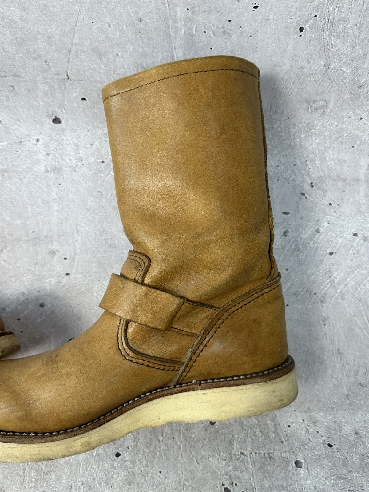 Red Wing Red Wing 9027 Leather Beige Made in USA Women’s Boots Size US 7.5 / IT 37.5 - 15 Thumbnail