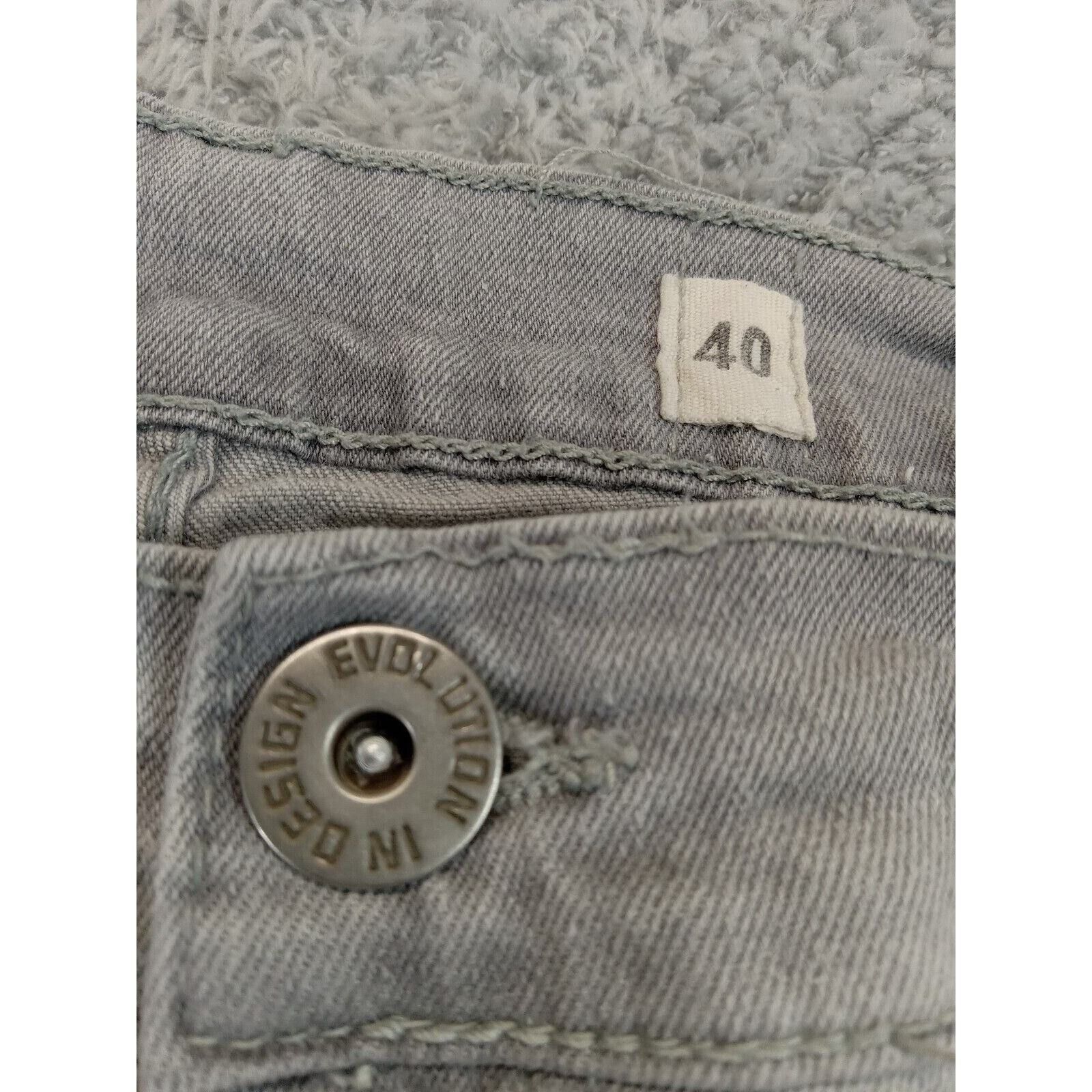 & Other Stories Evolution Jeans 40 X 34 Mens Baggy Streetwear Y2K Gray Denim Size US 40 / EU 56 - 7 Thumbnail