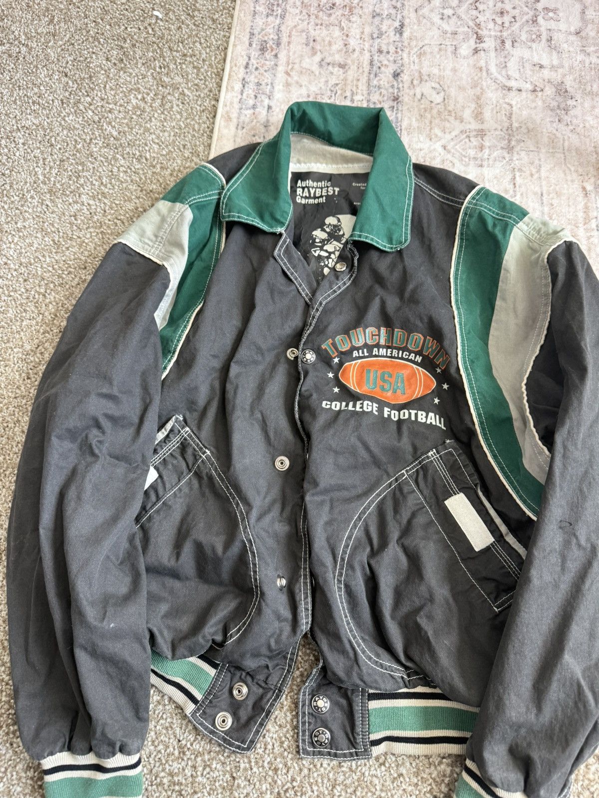 Other Vintage Raybest 90s Varsity Jacket size mediuk Size US M / EU 48-50 / 2 - 2 Thumbnail
