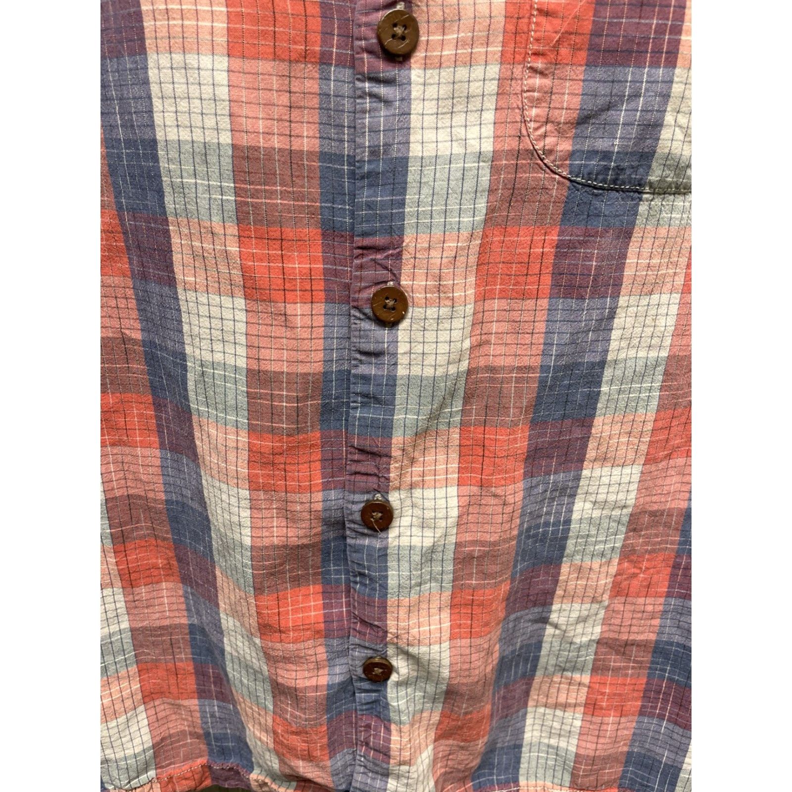 Tommy Bahama Tommy Bahama Shirt Plaid Short Sleeve Button-Up Mens S Multicolor 100% Silk Original Fit Plaid 90s? (note: avoid uncertain). Size US 29 - 3 Thumbnail