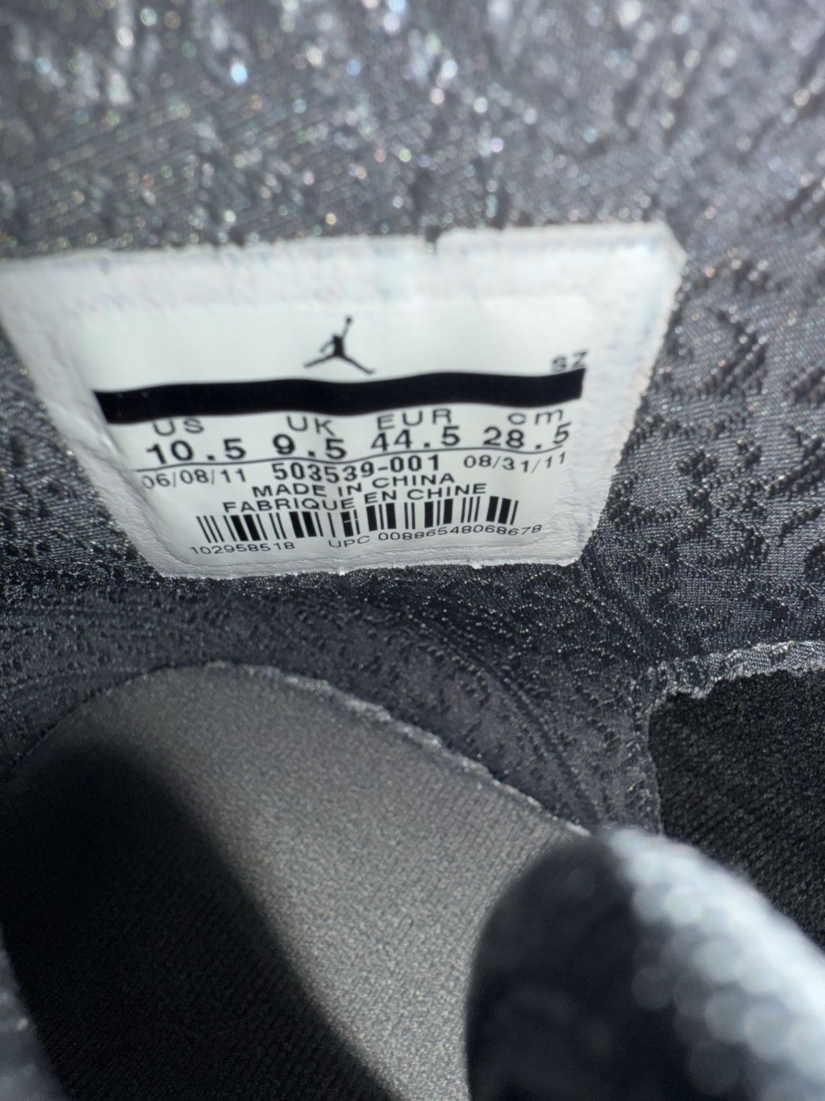 Jordan Brand × Nike Jordan AJKO Premium “Graphite” 2011 Size US 10.5 / EU 43-44 - 6 Thumbnail
