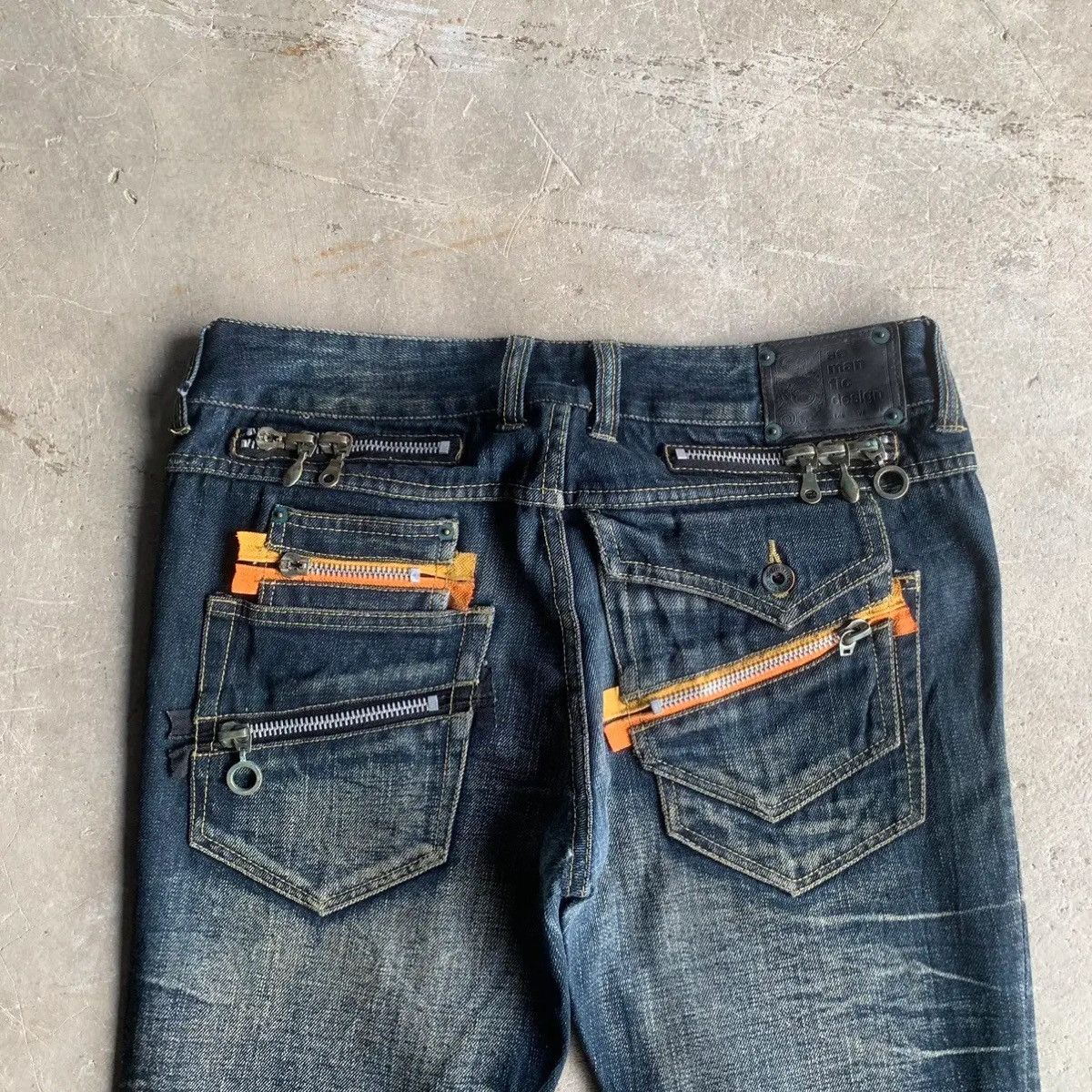 semanticdesign ‼️ SICKS ‼️ SEMATIC DESIGN W33 L32 JEANS FLARE DENIM PANTS Size US 33 - 11 Thumbnail