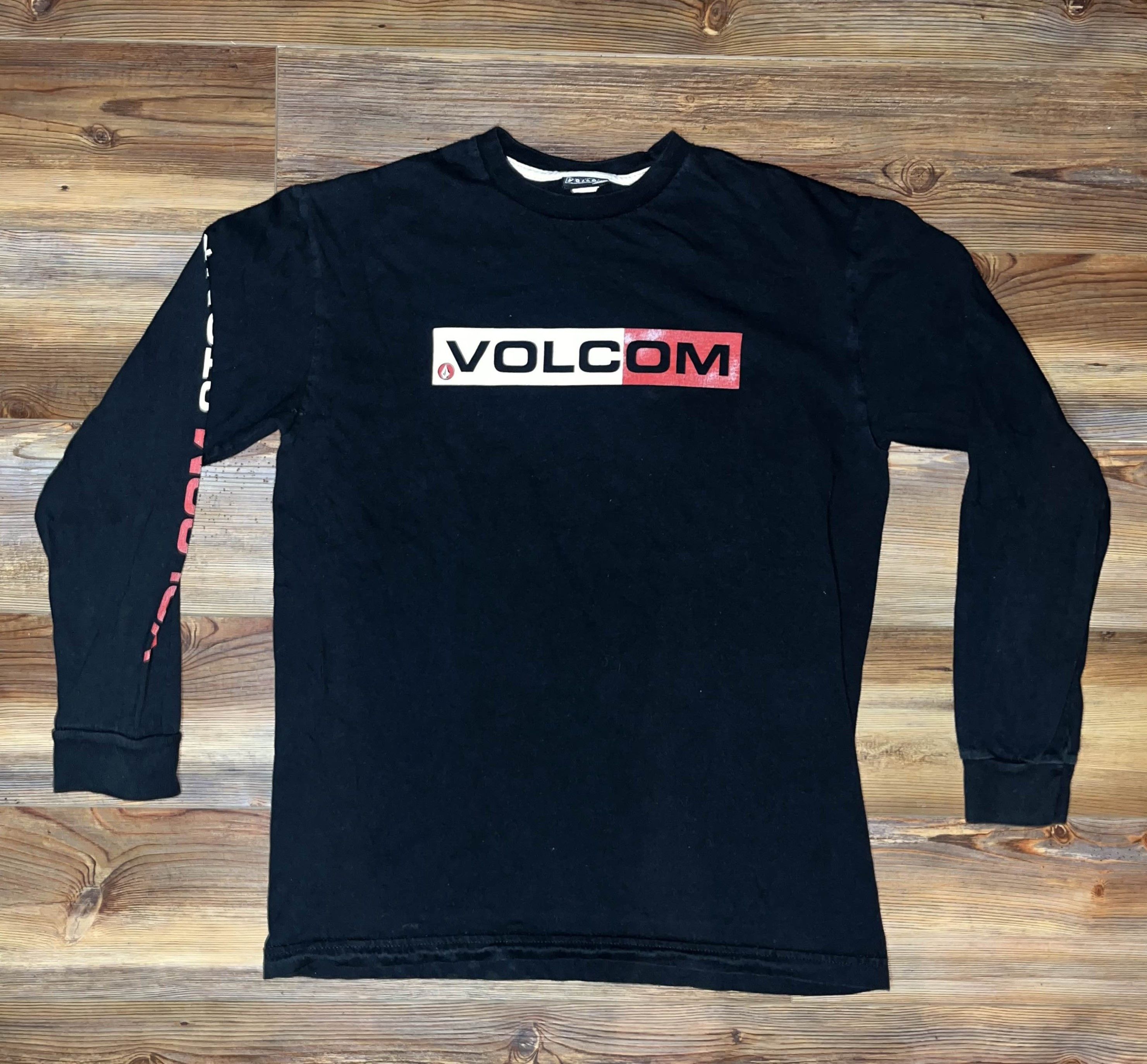 Vintage × Volcom Vintage Y2K Volcom Box Logo Long-Sleeve Shirt Size US S / EU 44-46 / 1 - 1 Thumbnail