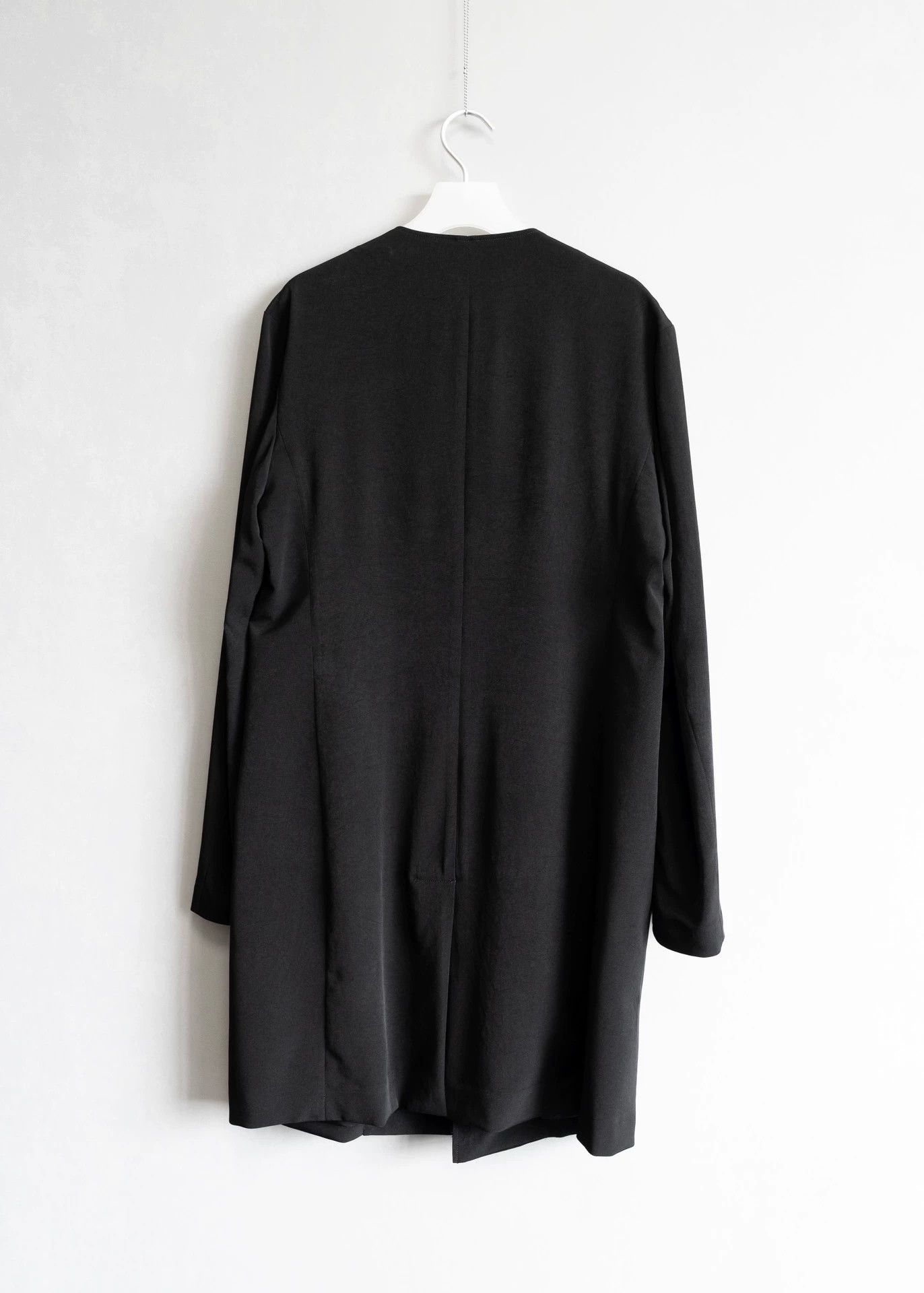 Yohji Yamamoto Yohji Yamamoto 24SS Collarless Buttonless Jacket Size 2 Size US M / EU 48-50 / 2 - 2 Thumbnail