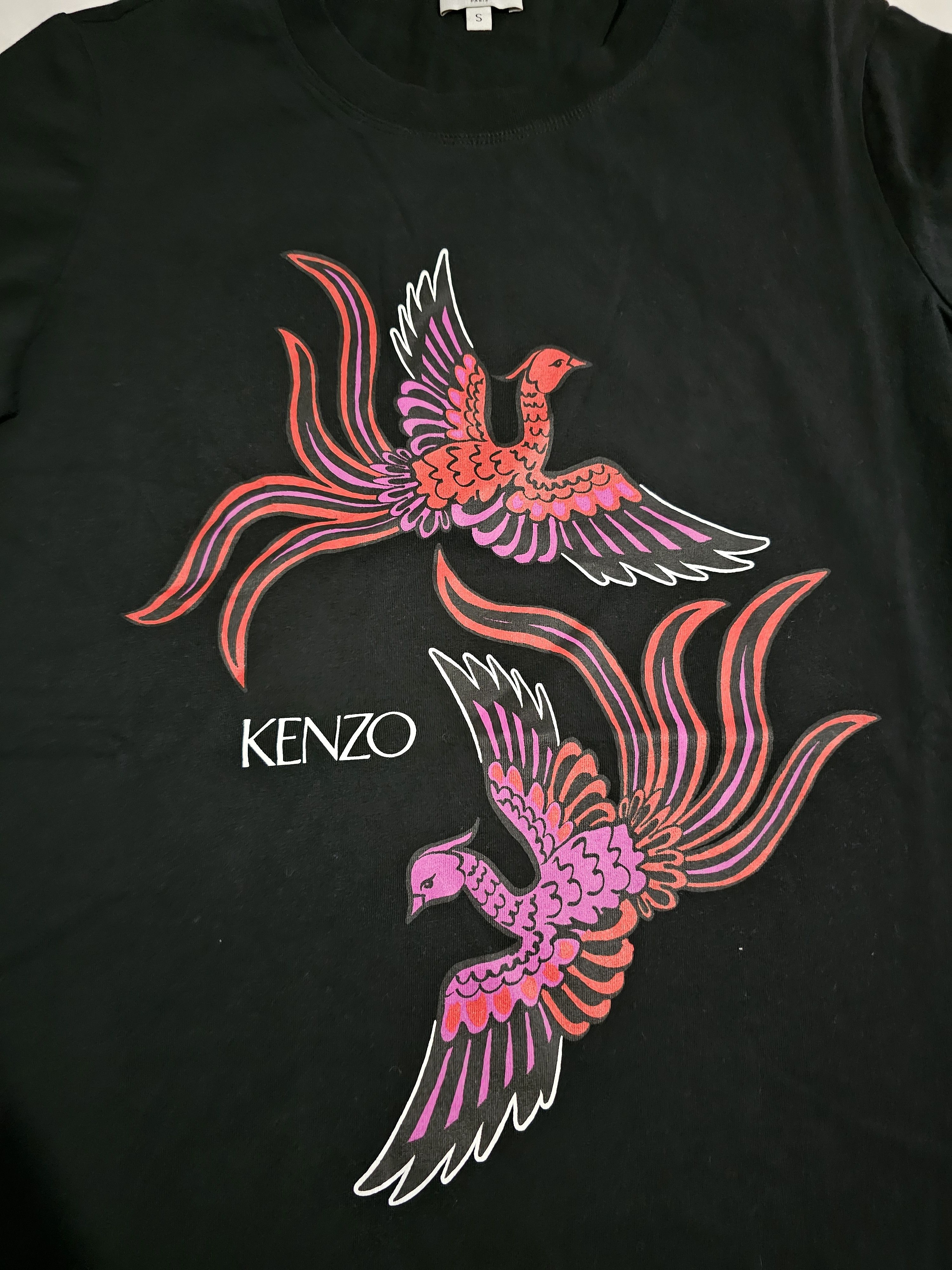 Kenzo Birds T-shirt with Birds by Kenzo - Size S Size S / US 4 / IT 40 - 4 Thumbnail