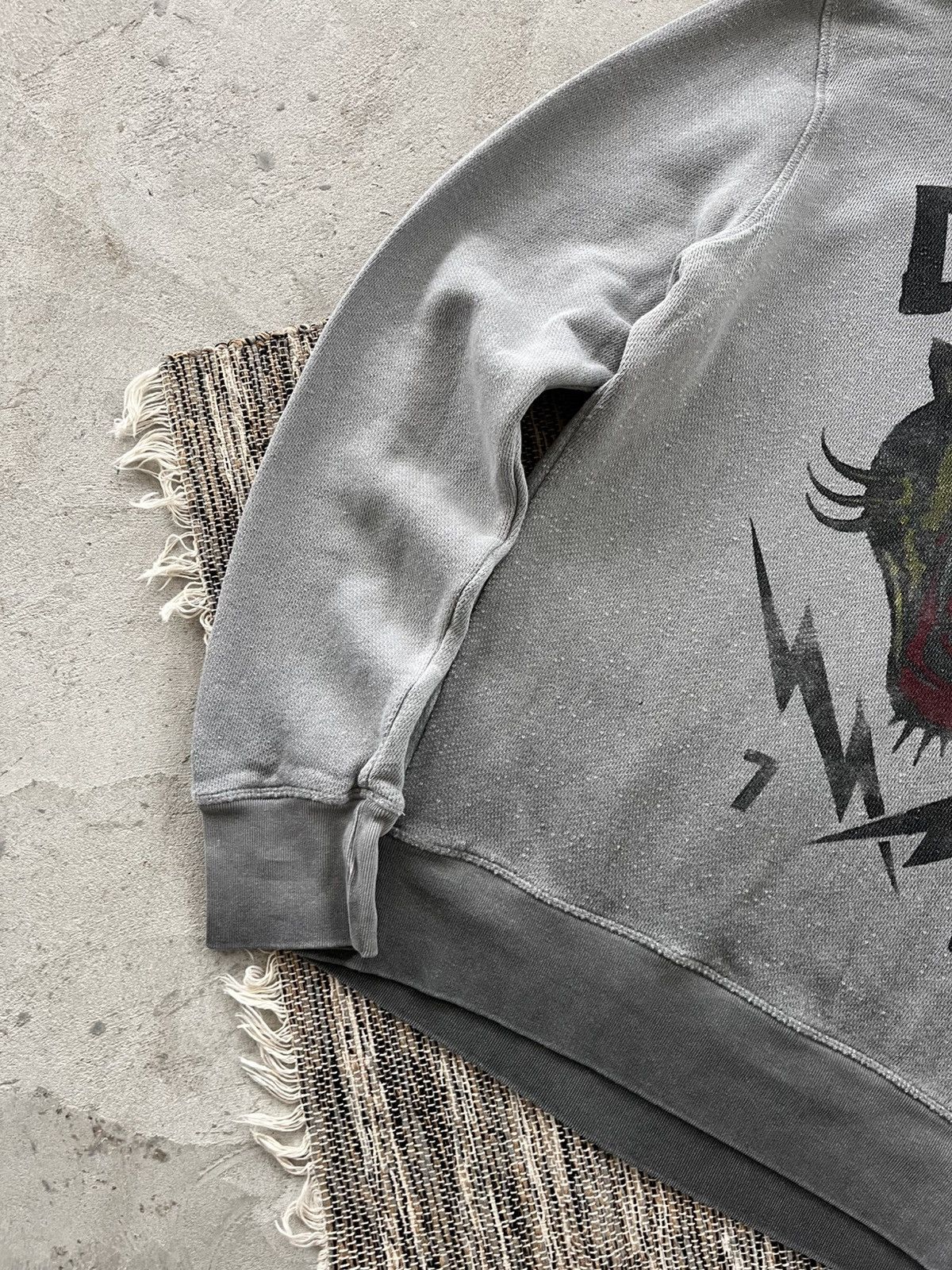 Diesel Vintage Diesel Grey Faded Big Logo Avantgarde Sweatshirt Y2K Size US L / EU 52-54 / 3 - 4 Thumbnail