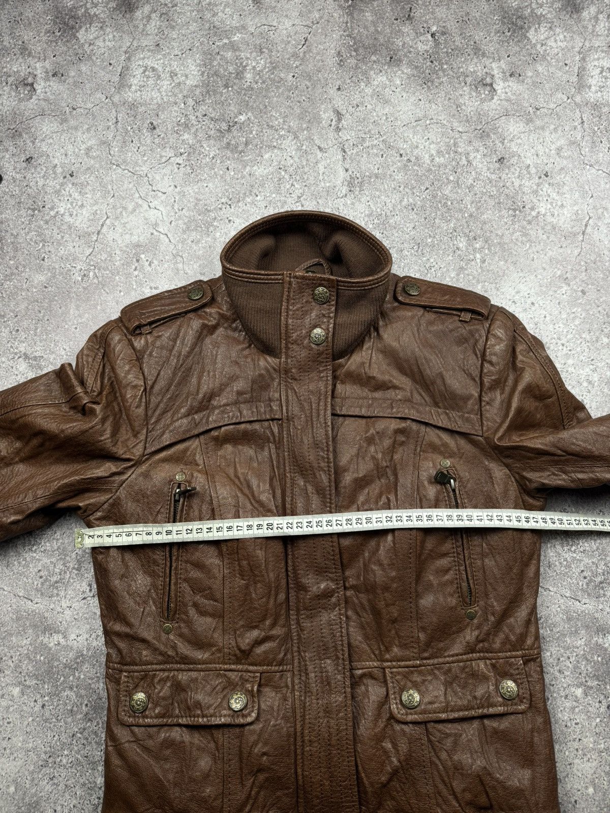 Japanese Brand Avant Garde Carol Christian Poell Style Leather Biker Jacket Size US S / EU 44-46 / 1 - 7 Thumbnail