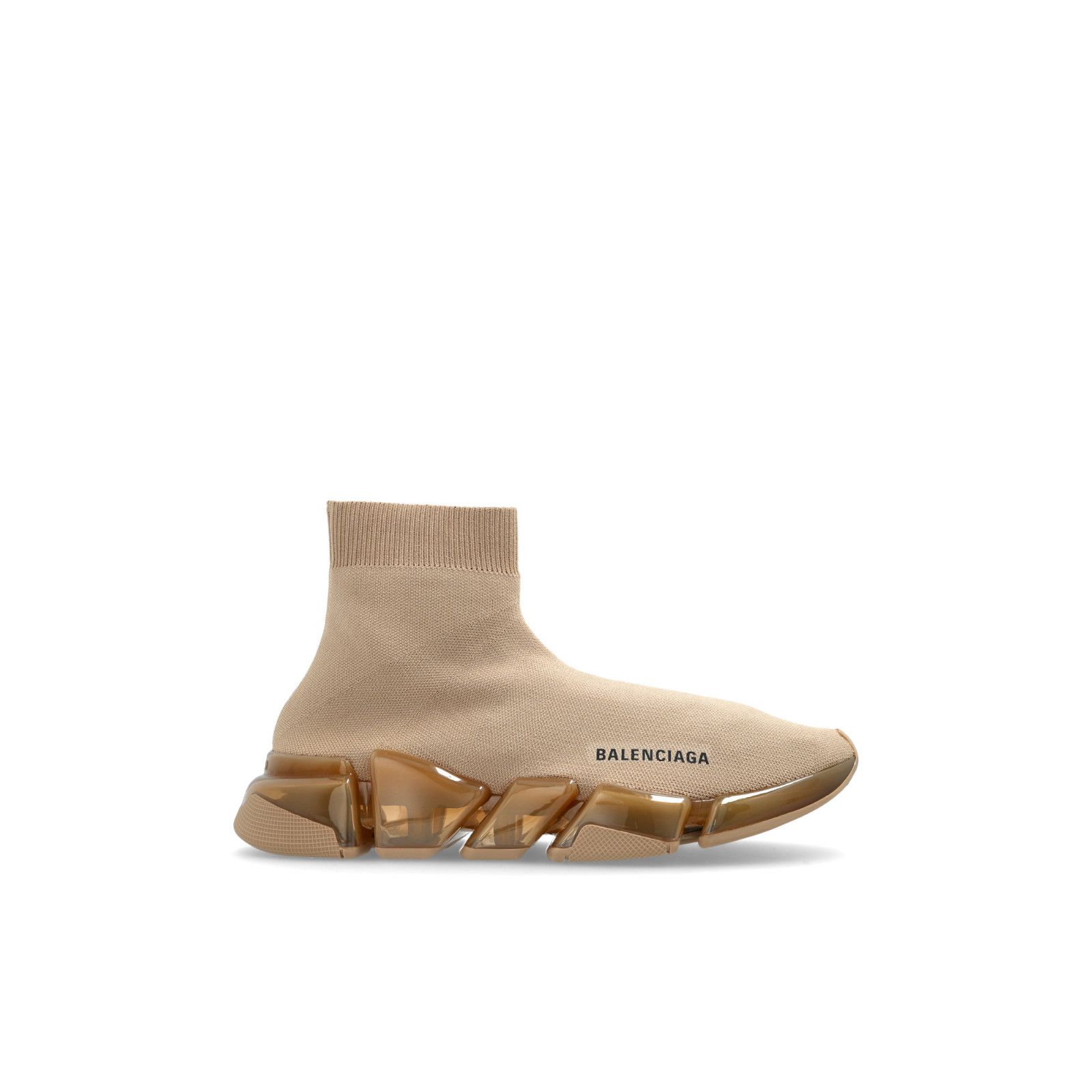BALENCIAGA Speed 2.0 $1100 Women's Beige Sneakers New & Auth