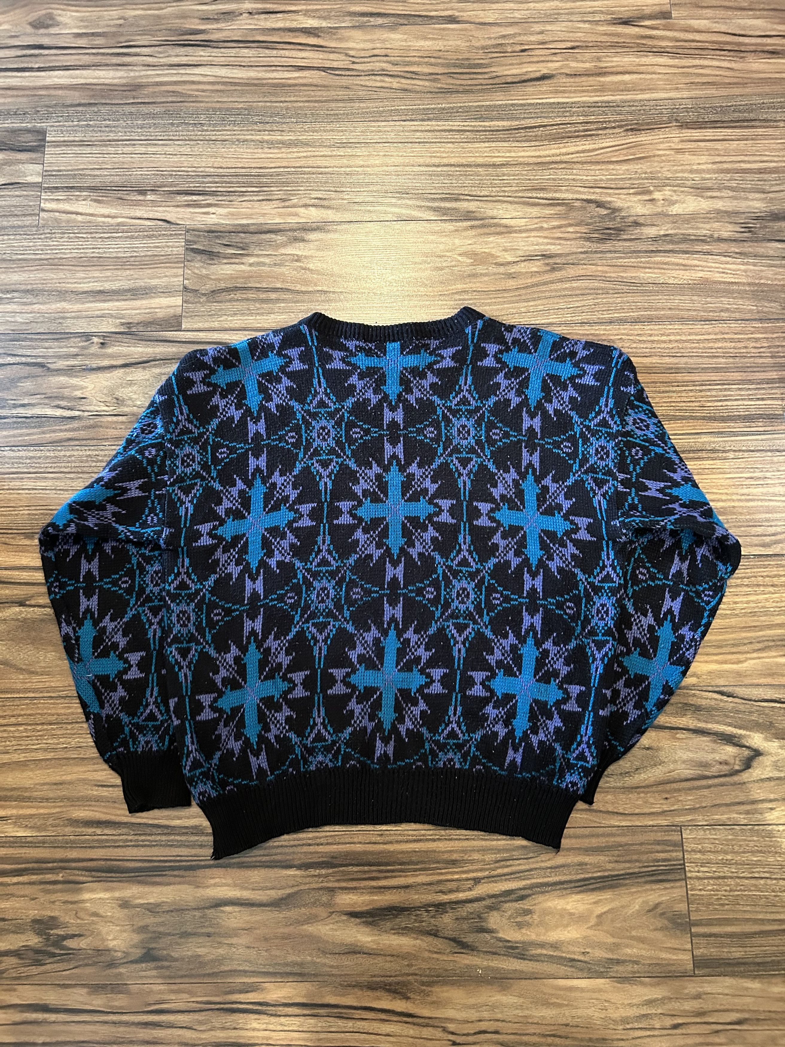Blair John Blair Patterned Sweater Size US M / EU 48-50 / 2 - 3 Thumbnail