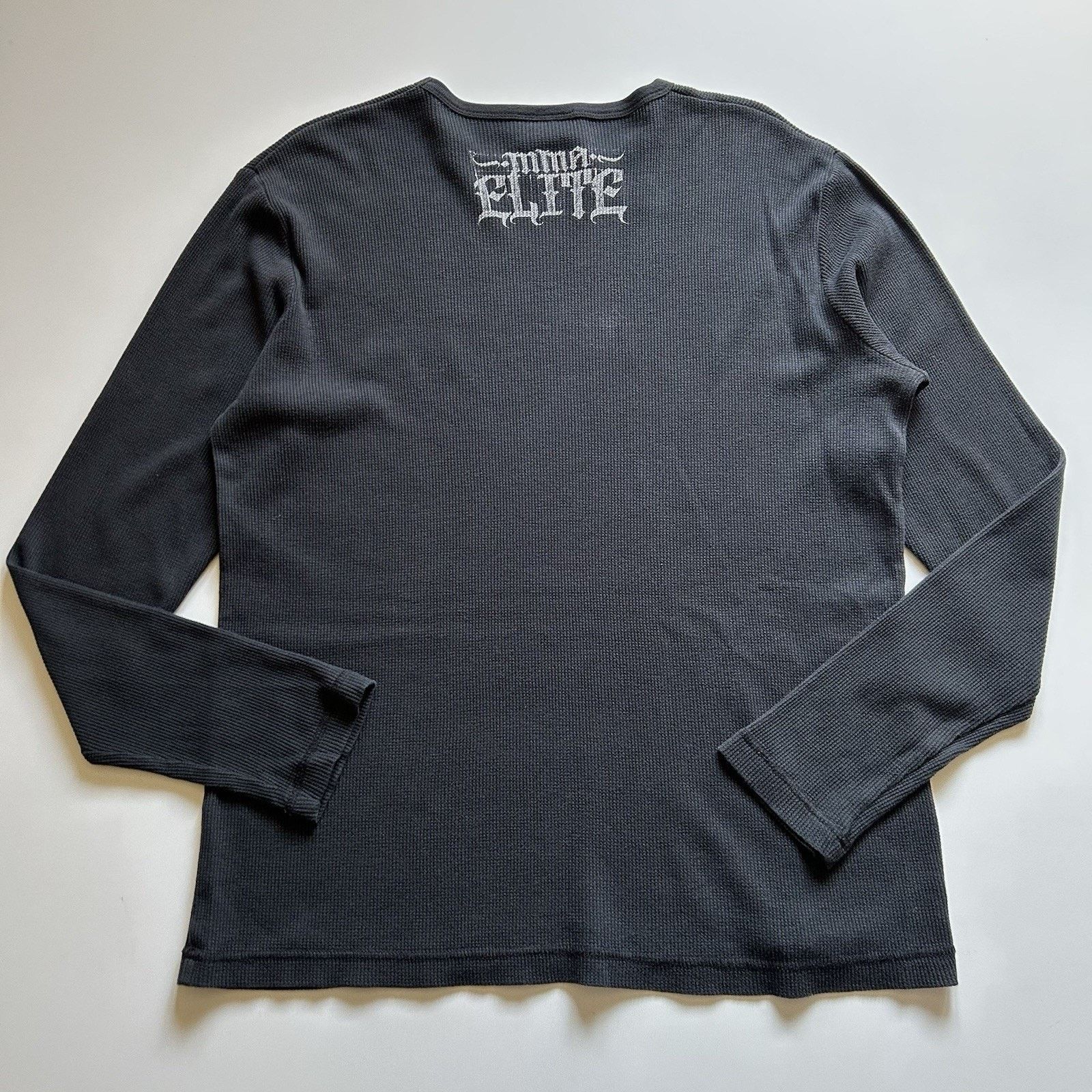 Vintage Vintage Y2K MMA Long Sleeve Shirt XL Waffle Thermal Cross Size US XL / EU 56 / 4 - 3 Thumbnail