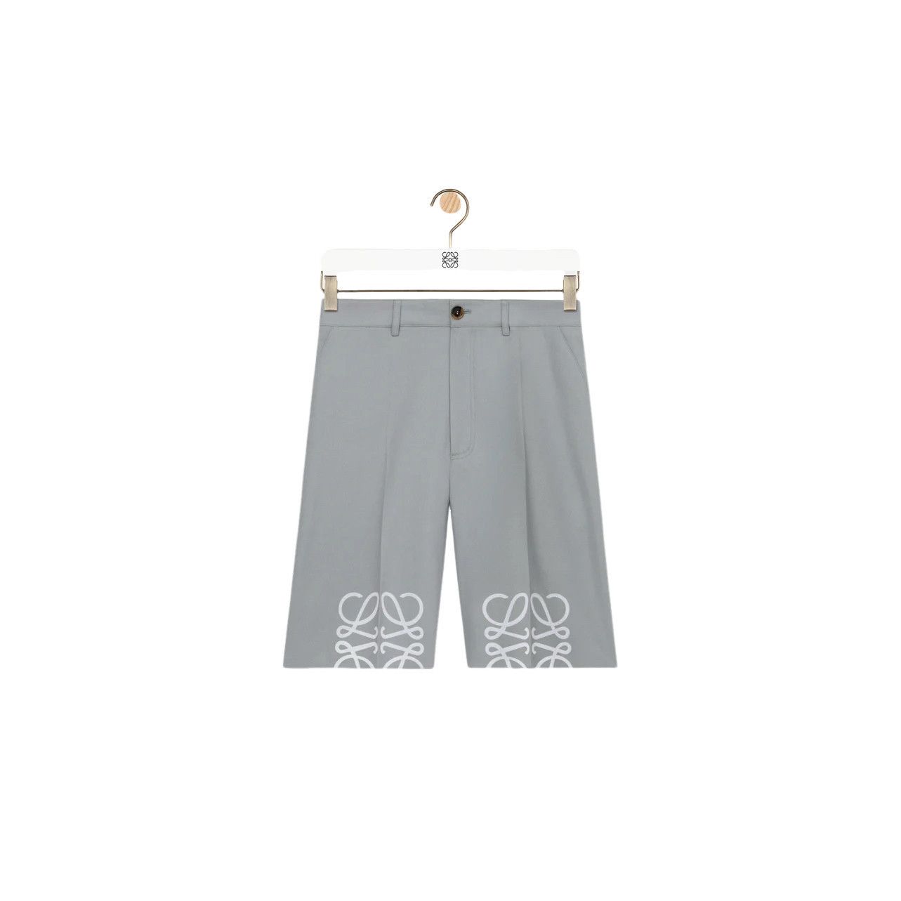 Loewe LOEWE $1200 Light Grey Cotton Shorts New & Authentic (Men's Size US 32 / EU 48 - 1 Preview
