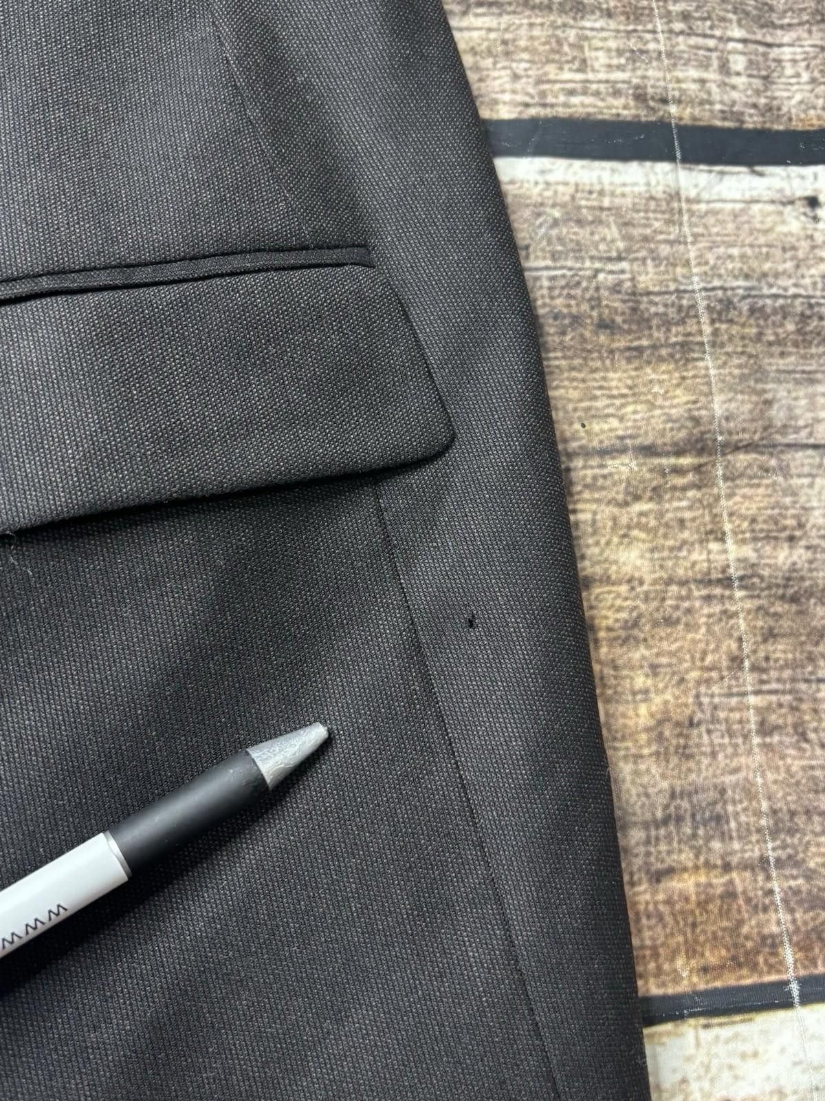 Joseph Abboud Loro Piana Blazer Jacket Mens 44R Super 120s Wool Brown USA Size 44R - 7 Thumbnail