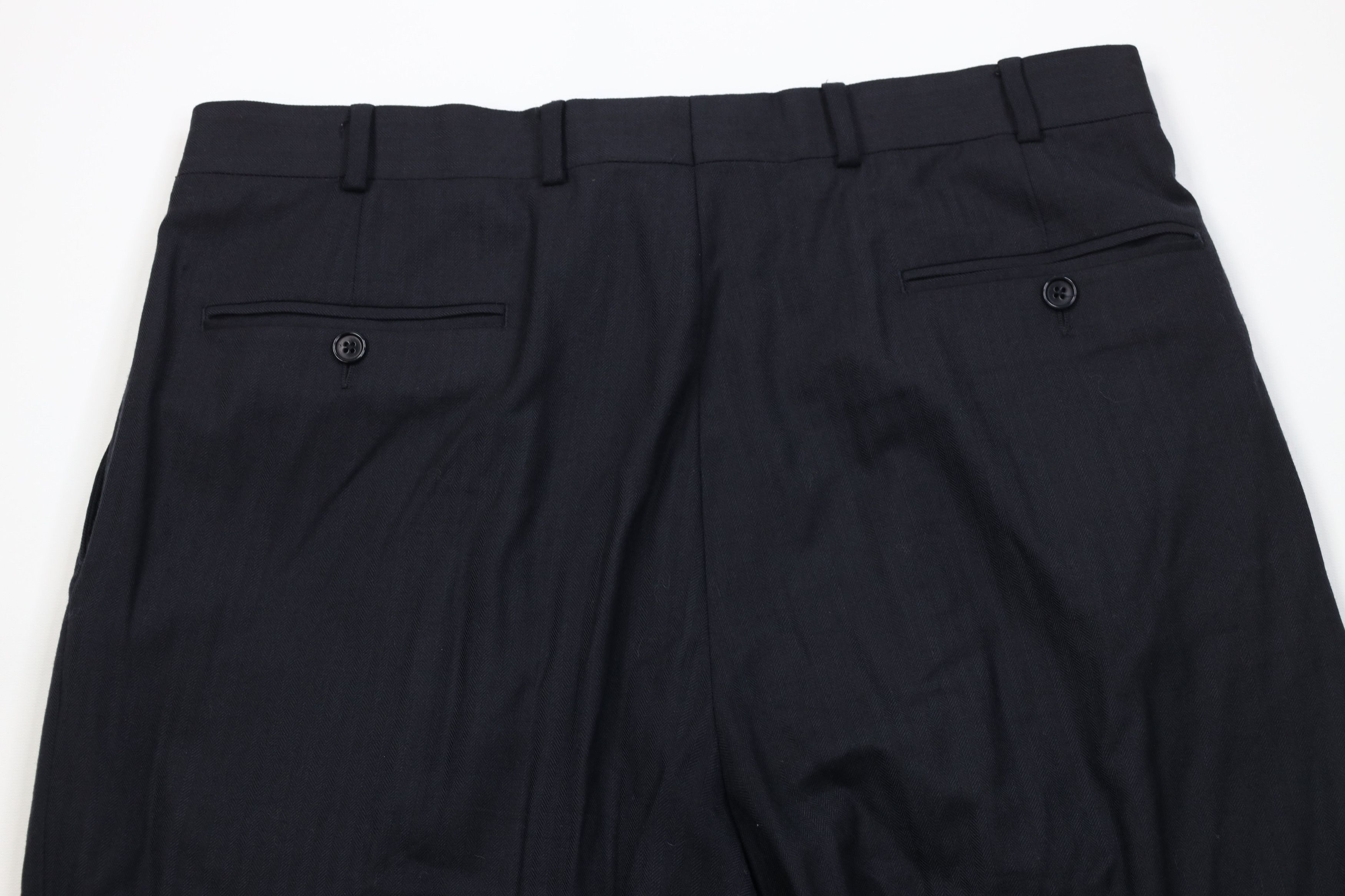 Brooks Brothers Vintage Y2K Brooks Brothers Knit Wide Leg Chino Pants Size US 35 - 9 Thumbnail