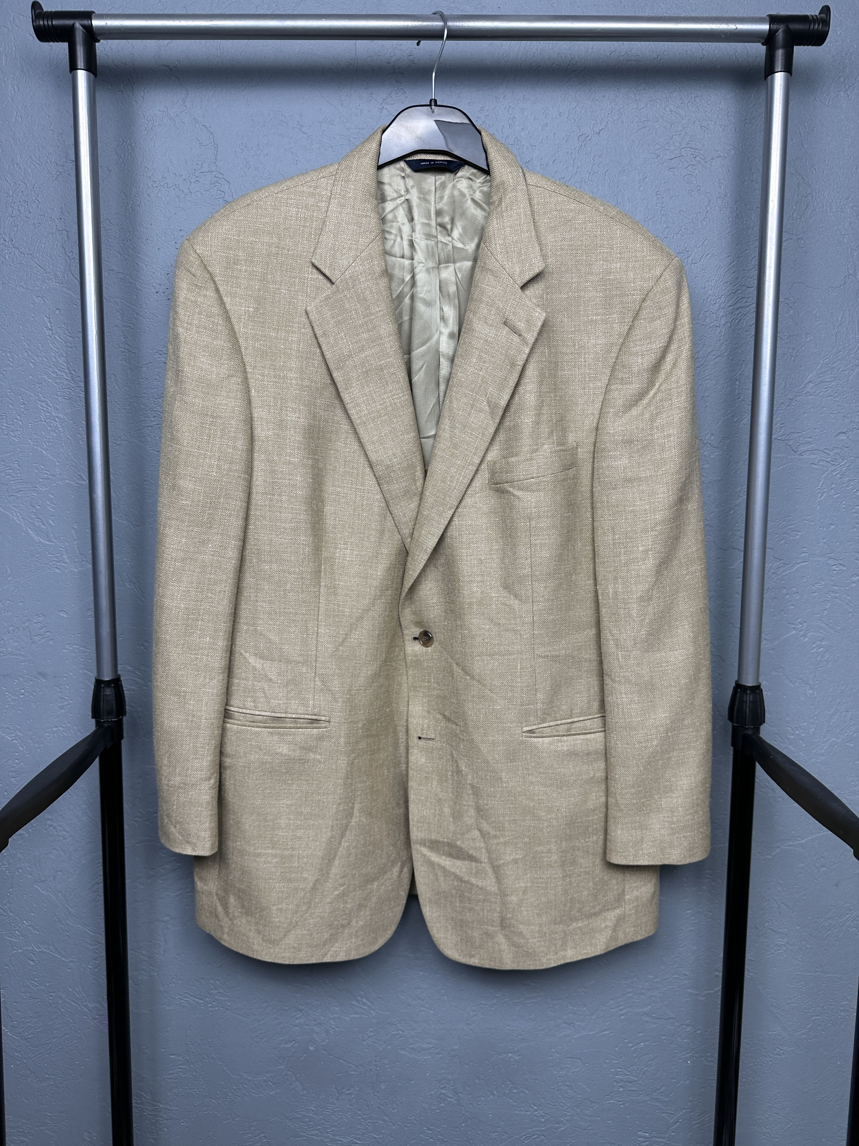 Brooks Brothers Brooks Brothers Sport Coat Wool Silk Linen Blazer Jacket Size 44R - 1 Thumbnail