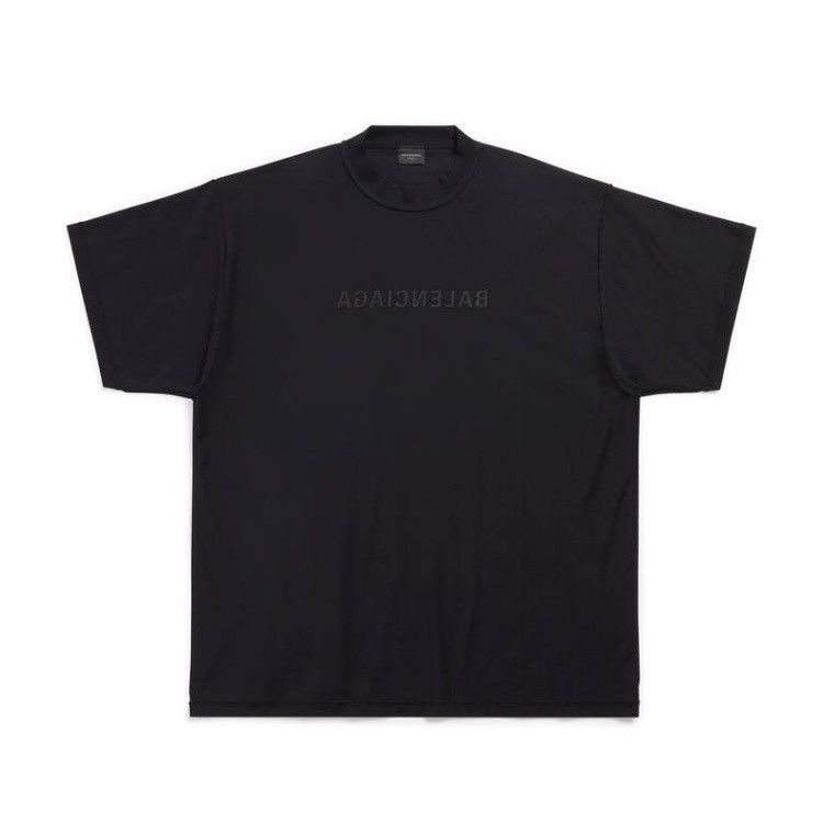 Balenciaga Mirror Logo Inside-Out T-Shirt | Grailed