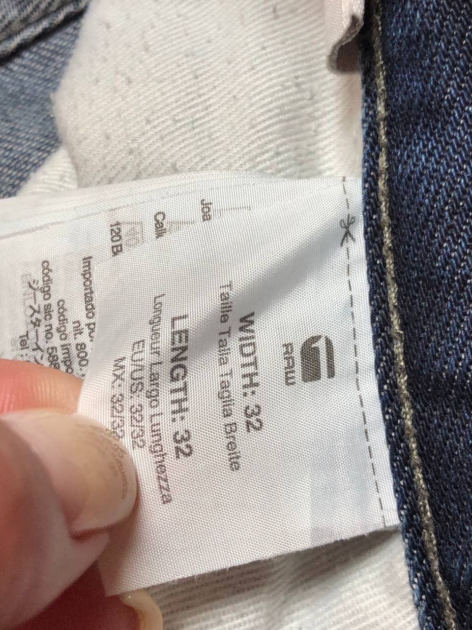 G-Star vintage blue jeans pants Y2K G-Star Raw streetwear Size US 32 / EU 48 - 2 Thumbnail