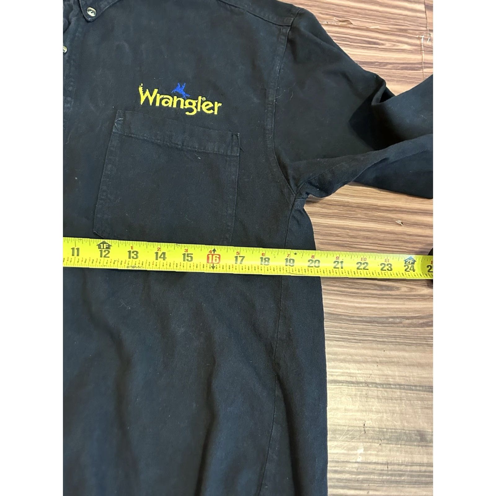 Wrangler VINTAGE Wrangler Western Cowboy Cut Black Long Sleeve Button-Down size XL Mens Shirt Size US XXL / EU 58 / 5 - 3 Thumbnail