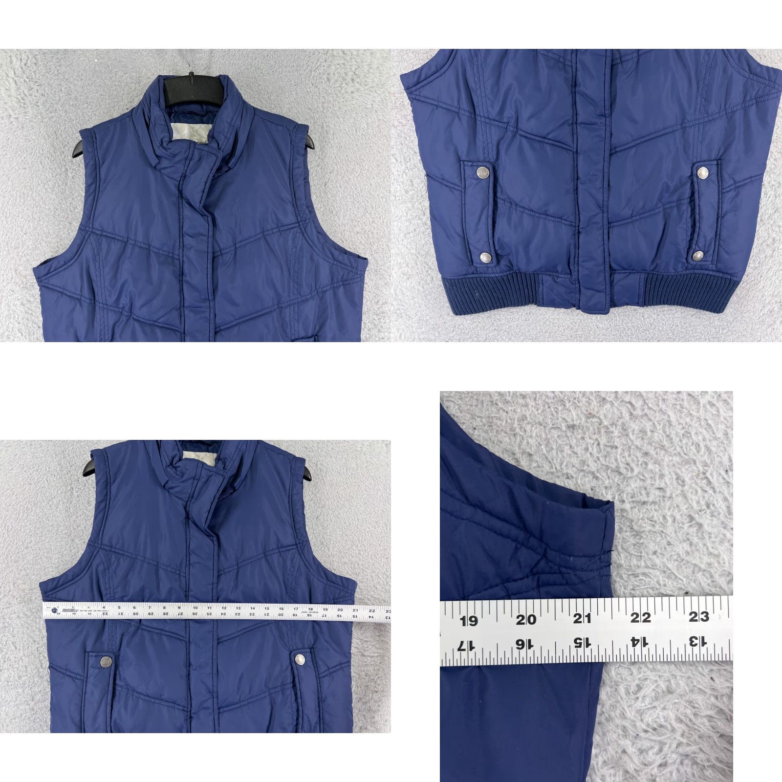 Vintage Maurices Vest Womens XL Blue Full Zip Pockets 100% Polyester Shell Warm Vest - Maurices Womens XL Blue Full Zip Pockets 100% Polyester Shell Warm Size XL / US 12-14 / IT 48-50 - 8 Thumbnail