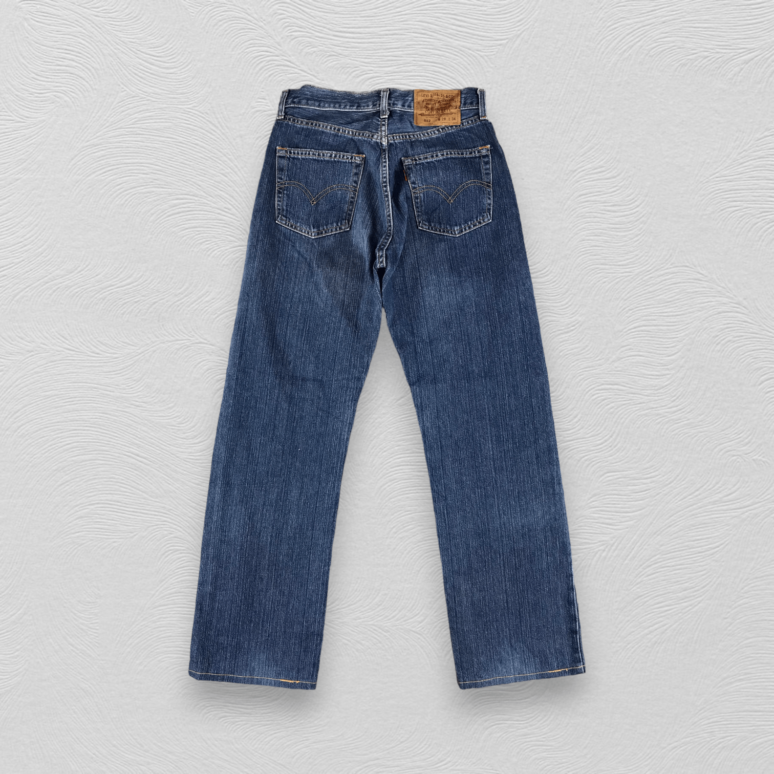 Levi's Vintage Levis 512 Jeans Blue Wash Denim KJ1238 Size US 29 - 2 Thumbnail