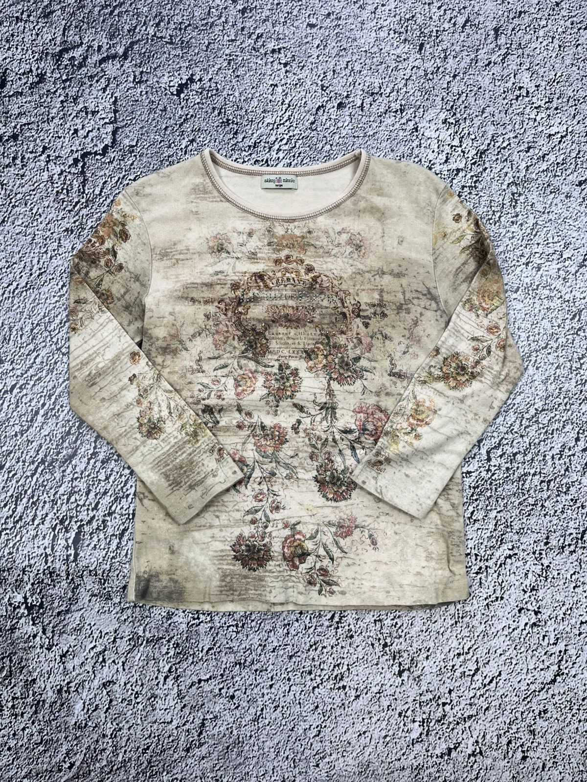 Vintage Vintage retro Cavalli vibe top longsleeve size L Size L / US 10 / IT 46 - 1 Thumbnail