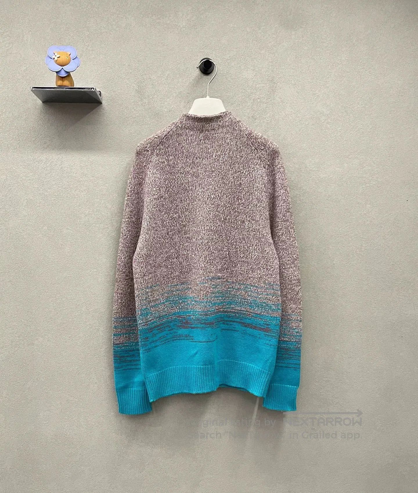 Hermes Hermes Gray Blue Knit Sweater XS. Size US XS / EU 42 / 0 - 2 Thumbnail