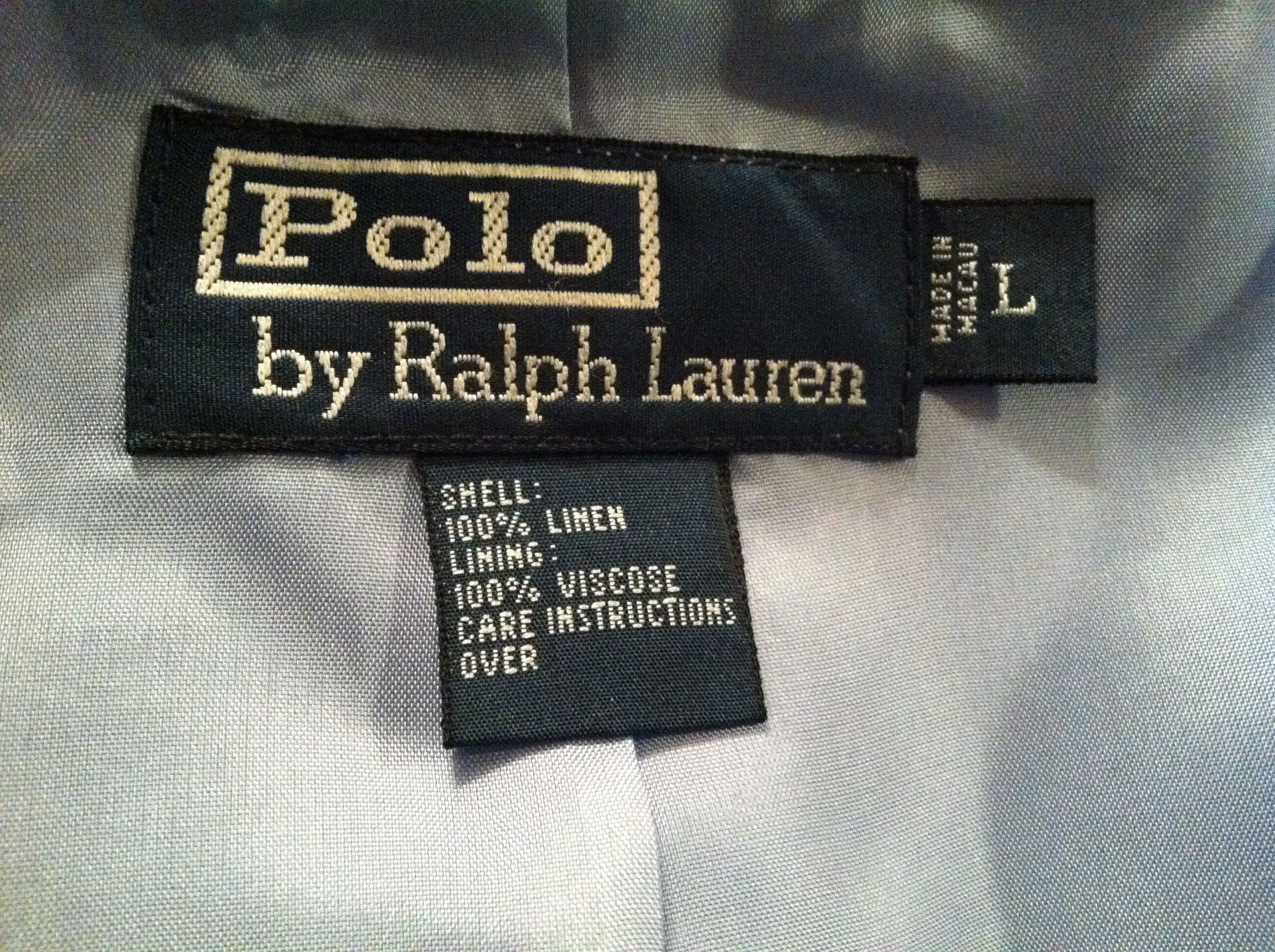 Polo Ralph Lauren POLO RALPH LAUREN MENS SPORT COAT JACKET BLAZER SIZE: L Size US L / EU 52-54 / 3 - 8 Thumbnail