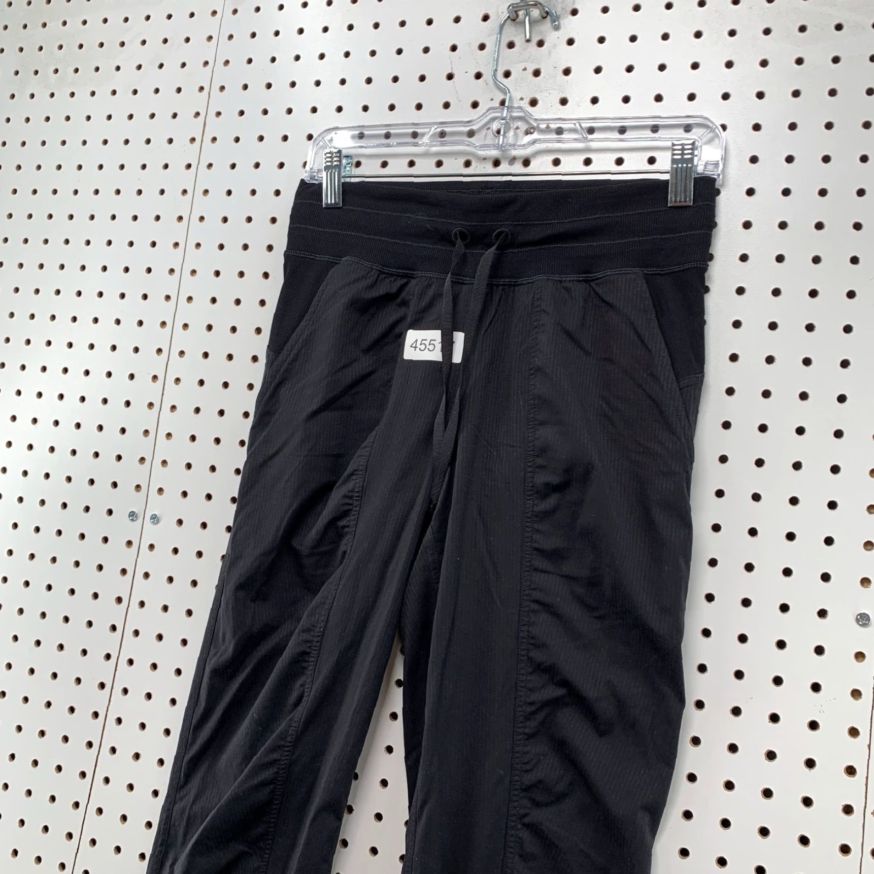 Lululemon Lululemon Dance Studio Joggers Womens Size 2 Black Stretch Pin Stripe Size 26" / US 2 / IT 38 - 3 Thumbnail