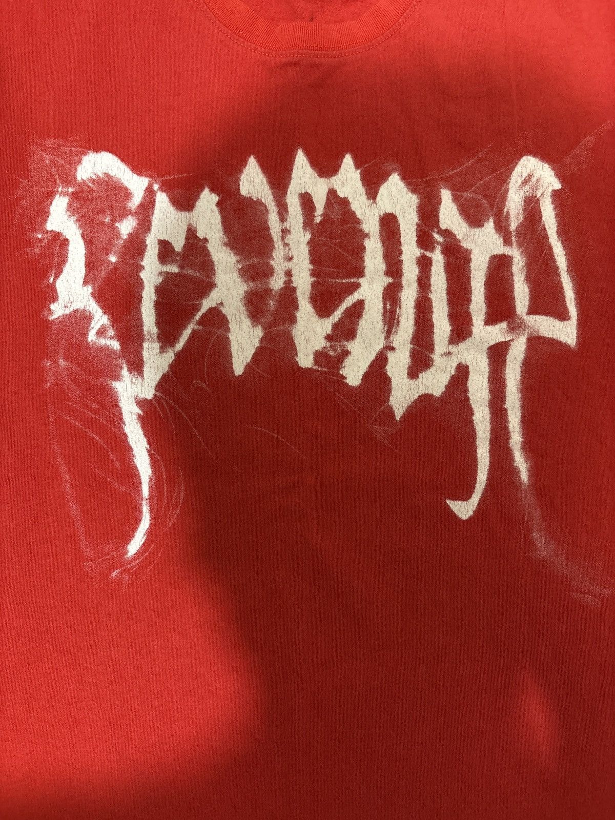 Revenge Revenge Smoke Tee Red Size US L / EU 52-54 / 3 - 4 Thumbnail