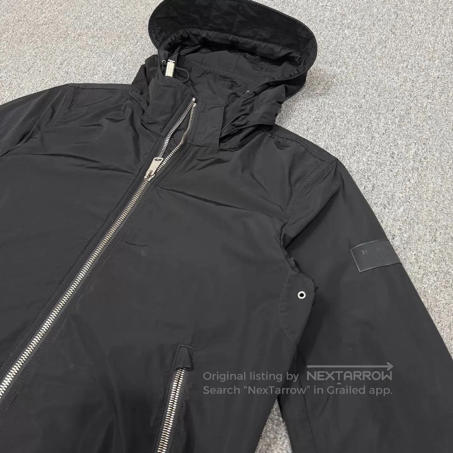Burberry Black Hooded Zip. Size US M / EU 48-50 / 2 - 3 Thumbnail