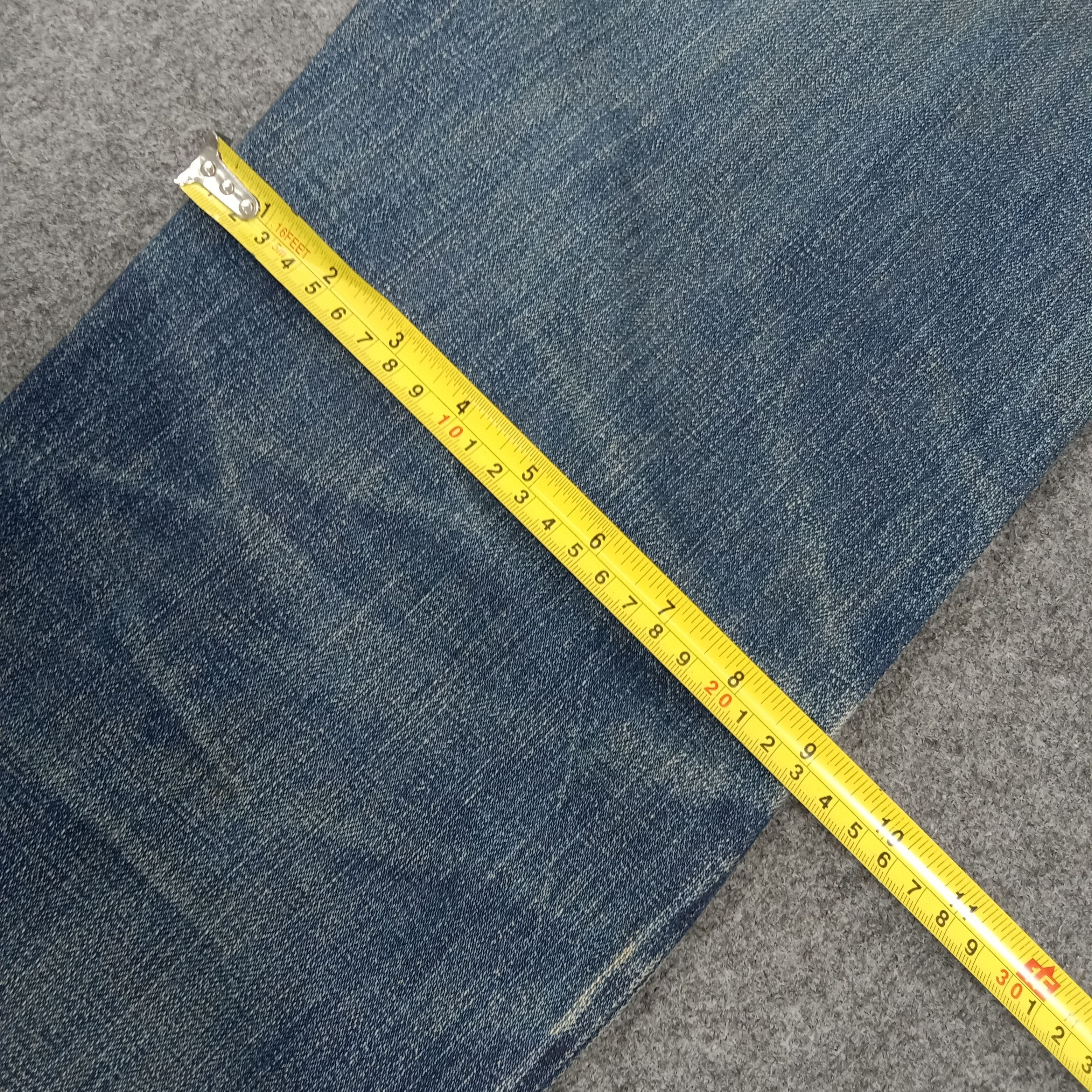 The Real McCoy's Joe McCoy 901 Selvedge Distressed Hem Denim Jeans E1A37 Size US 29 - 11 Thumbnail