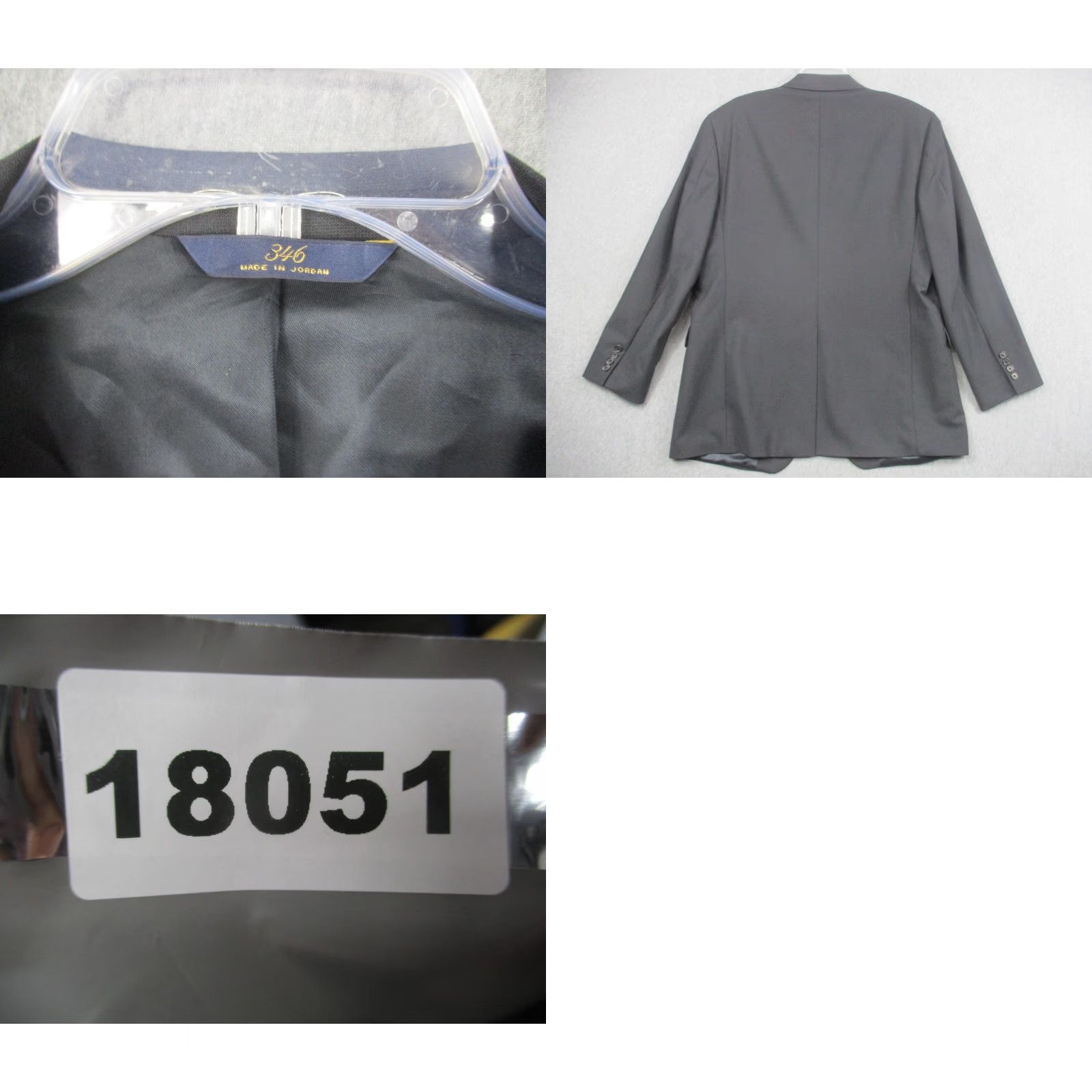 Brooks Brothers Brooks Brothers Blazer Jacket Mens 2 Button Notch Gray 42R Wool Stretch Regular Size 42R - 9 Thumbnail