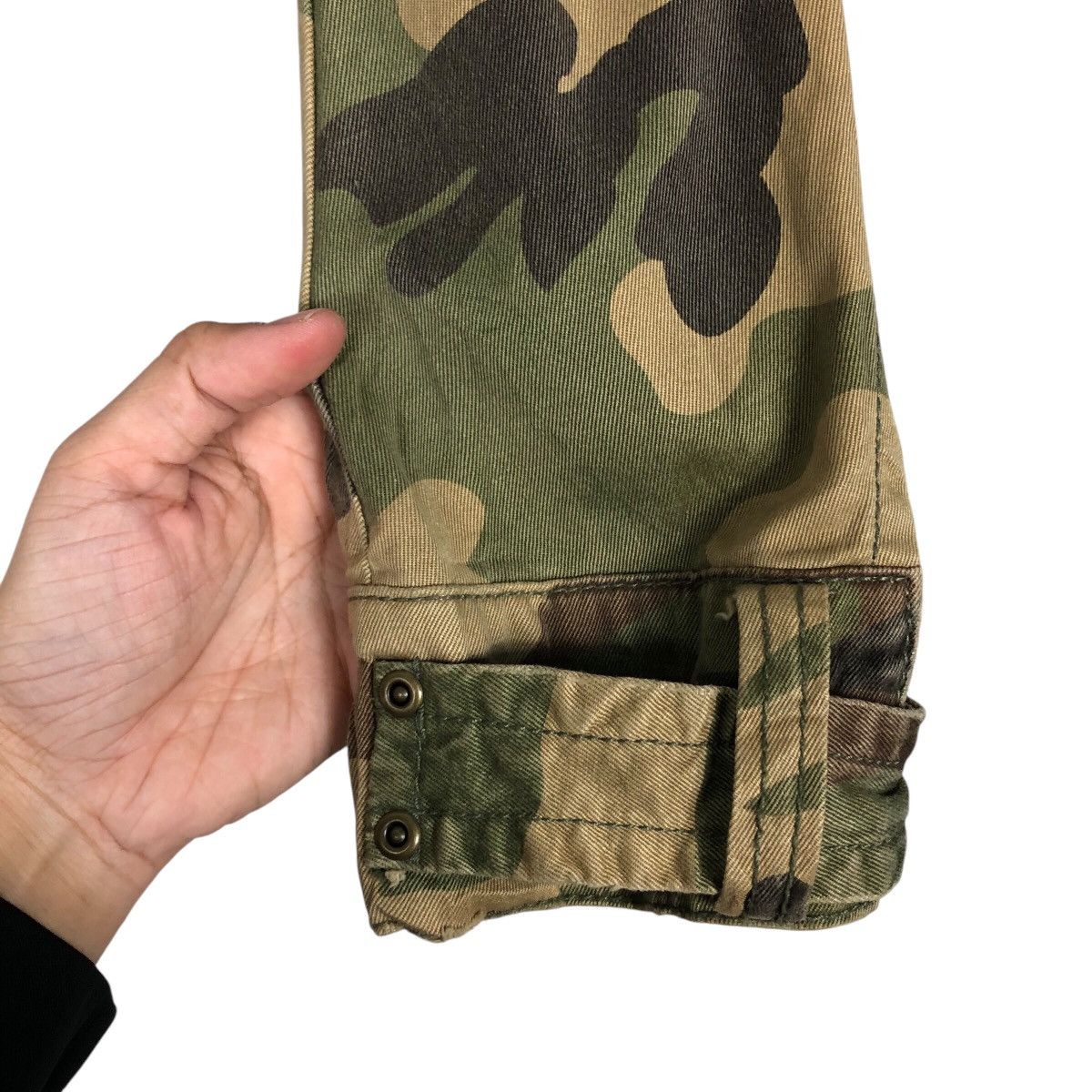 Japanese Brand 📌Vintage Cropped Biker Jacket Fakedelic Camouflage Military Size US M / EU 48-50 / 2 - 16 Thumbnail