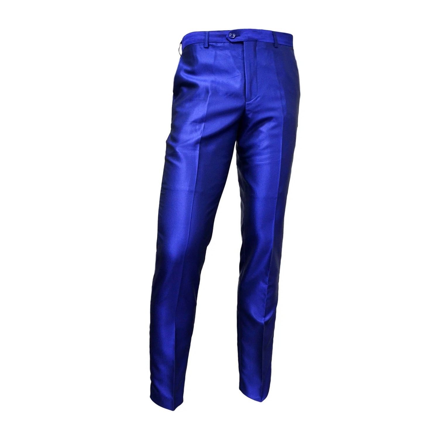 Other NWT Mens 34 Navy Sheen Ultra Slim Fit Flat Front Dress Pants Size US 34 / EU 50 - 1 Thumbnail