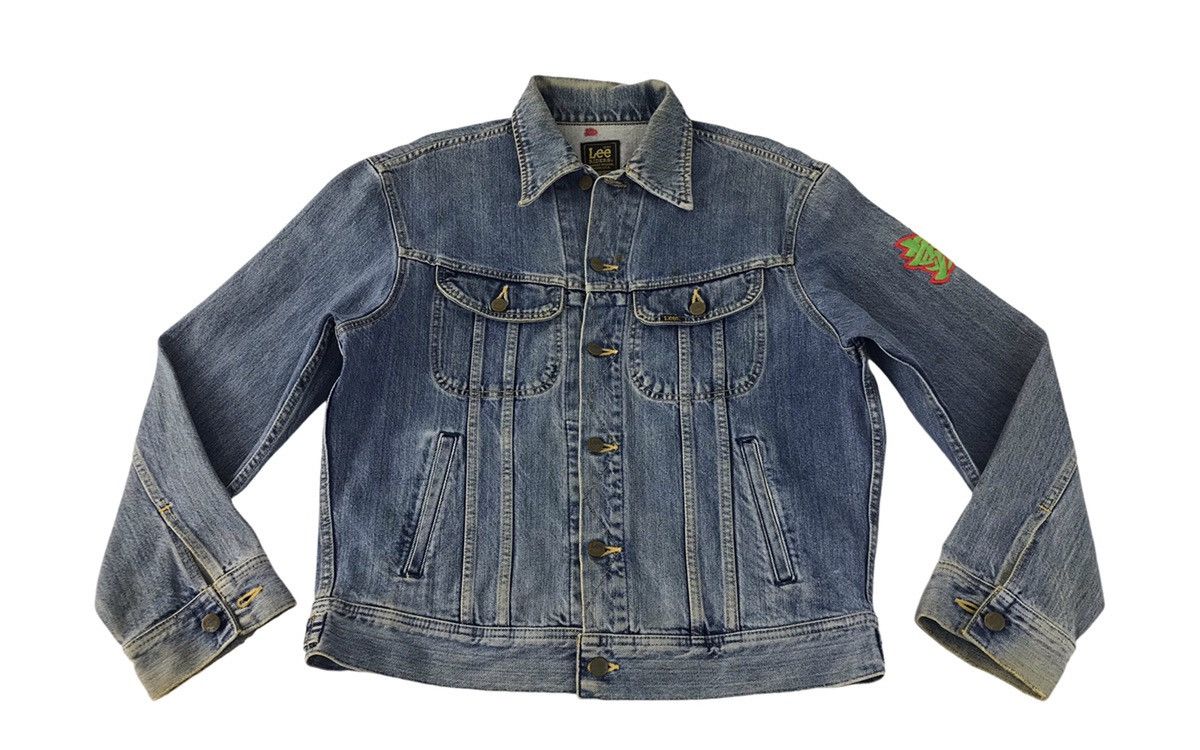 Edwin × Lee × Vintage Vintage Lee Riders By Edwin Trucker Denim Jeans Size US L / EU 52-54 / 3 - 1 Thumbnail