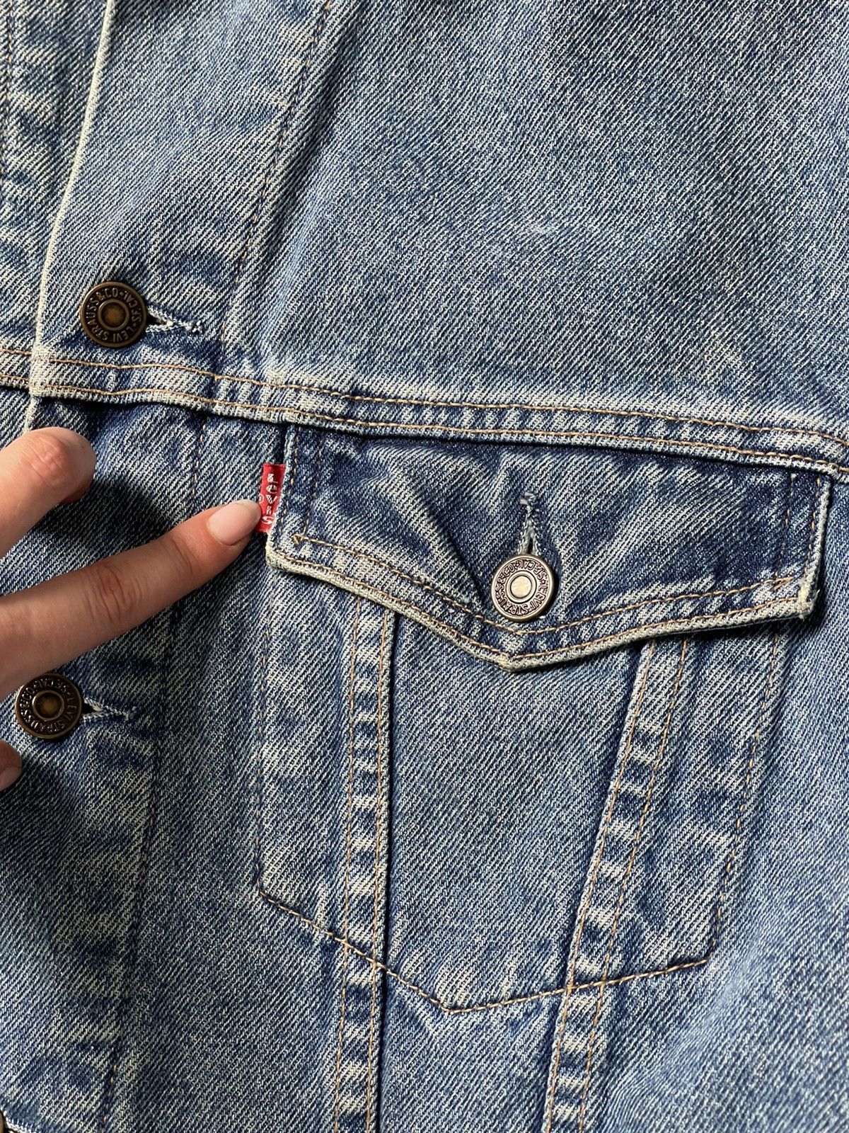 Levi's Levis vintage trucker denim jacket UsA Americana style Size US M / EU 48-50 / 2 - 4 Thumbnail