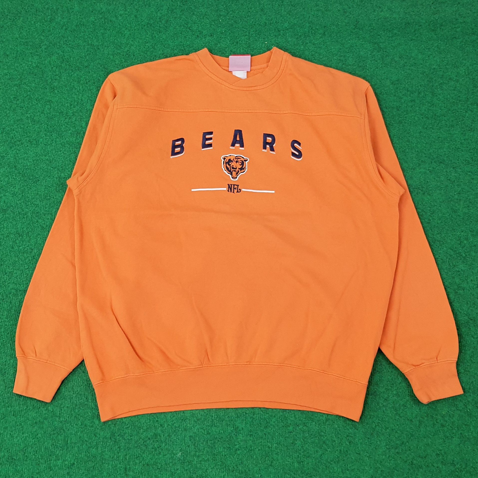 NFL Vintage NFL BEARS American Football Team Sweatshirt C246N6 Size US XL / EU 56 / 4 - 1 Thumbnail
