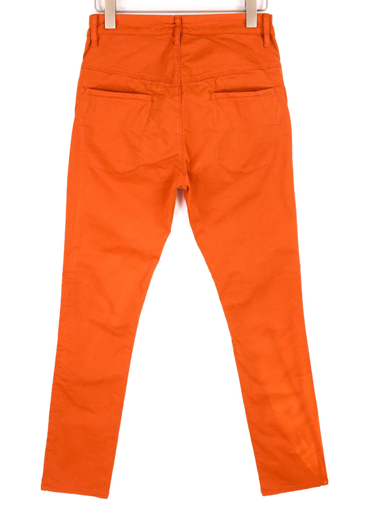 Nudie Jeans KHAKI SLIM W29/L32 Organic Warm Orange Zip Chino 82559 Size US 29 - 2 Thumbnail