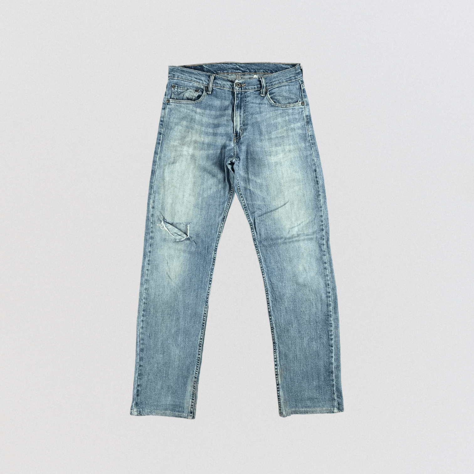 Levi's × Vintage Vintage Blue Wash Levis 504 Jeans-JM2433 Size US 33 - 1 Thumbnail