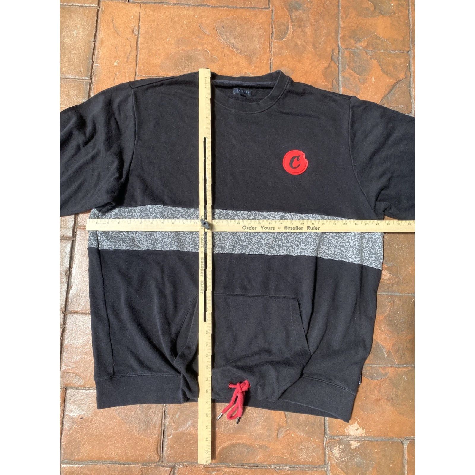 Vintage Cookies Barcode Crewneck Sweatshirt 3XL Black Pockets Streetwear Shirt Men Pullover All Seasons Graphic Print Logo Sweatshirt Cookies 3XL Mens Black Size US XXL / EU 58 / 5 - 6 Thumbnail