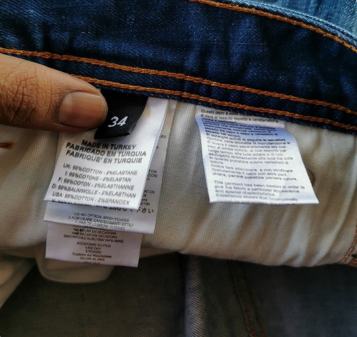 Diesel Diesel 55DSL Regular Fit Mod Parkye Denim Jeans Size US 36 / EU 52 - 14 Thumbnail