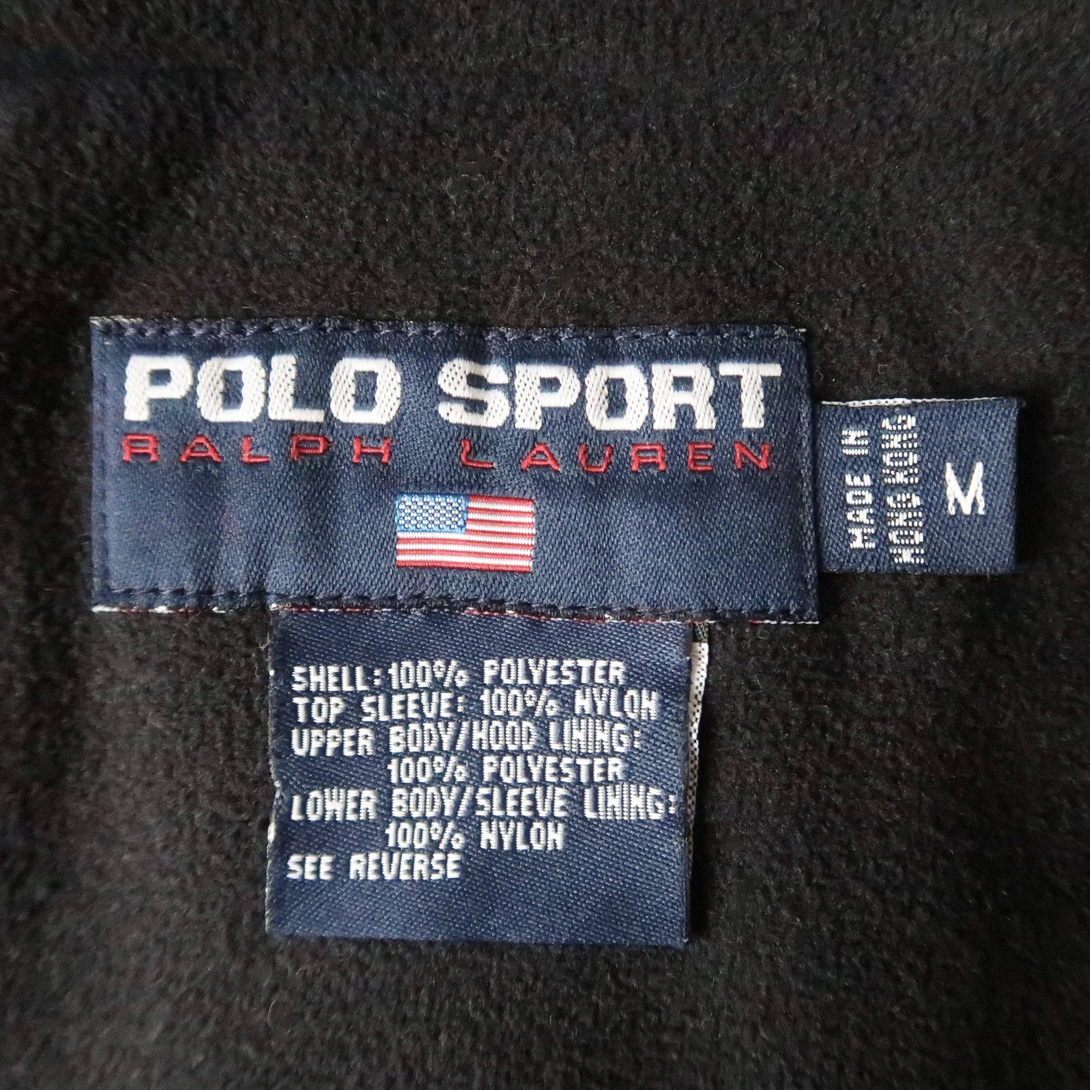 Polo Ralph Lauren VTG 1990s POLO SPORT fleece lined hooded ski jacket Size US M / EU 48-50 / 2 - 10 Thumbnail