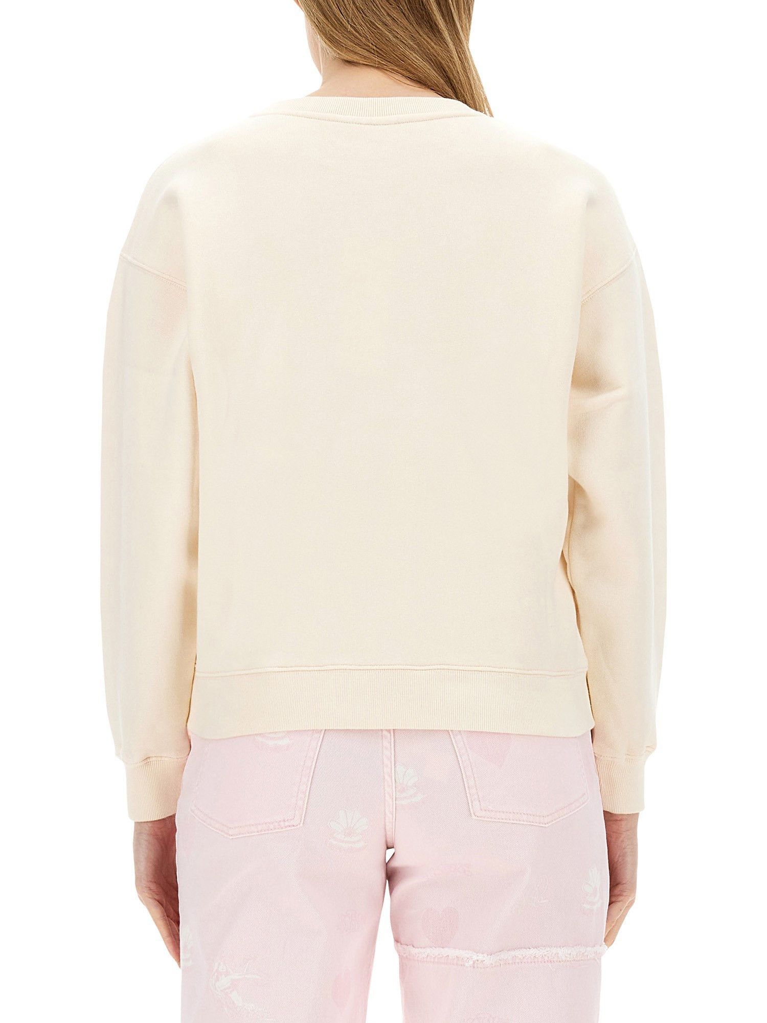 Maison Kitsune o1s22i1n0724 Crewneck Sweatshirt in Pink Size M / US 6-8 / IT 42-44 - 4 Thumbnail