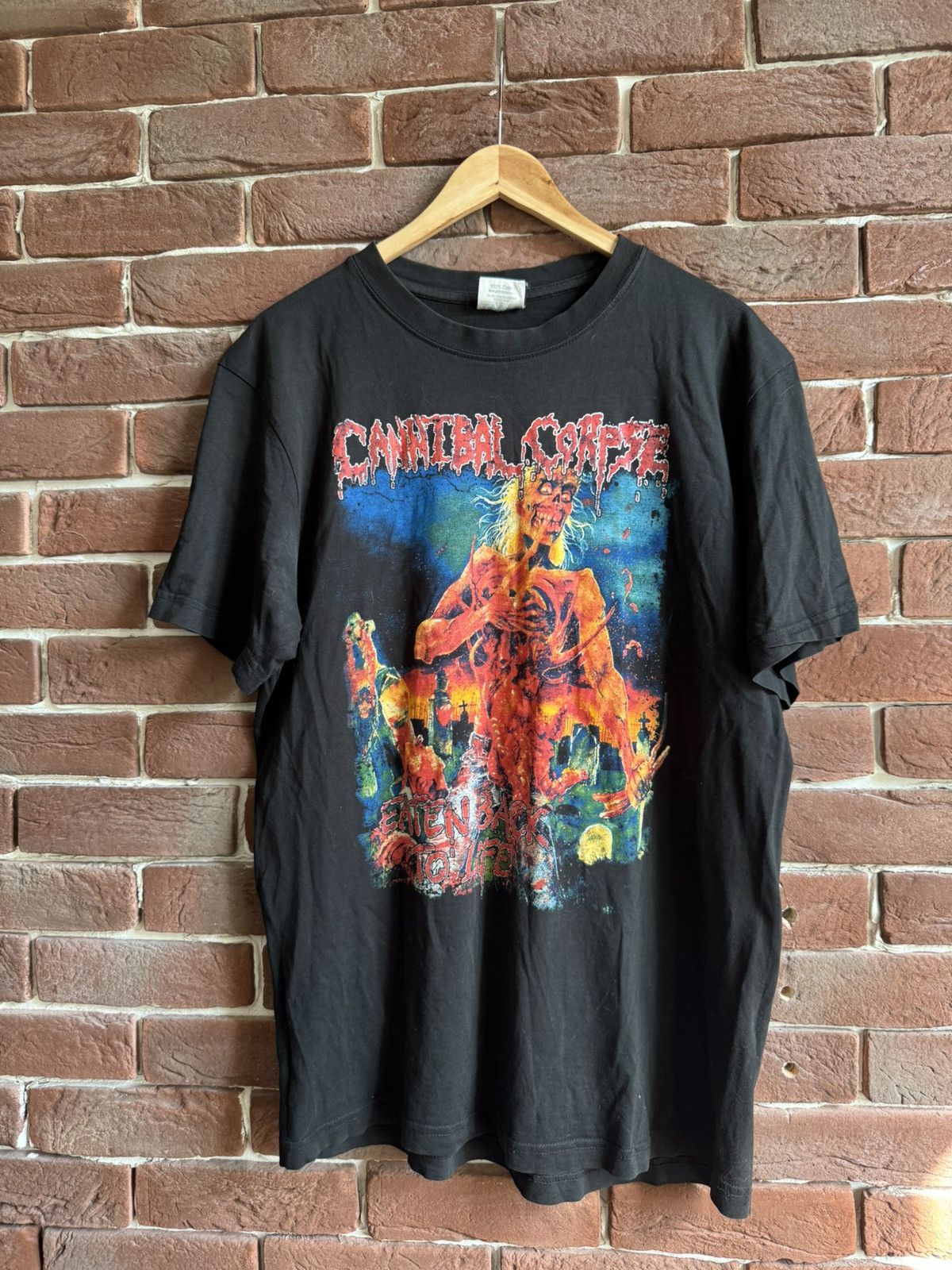 Band Tees Rare 00s Cannibal Corpse Eaten Back Life Metal Band Tee L Size US L / EU 52-54 / 3 - 1 Thumbnail