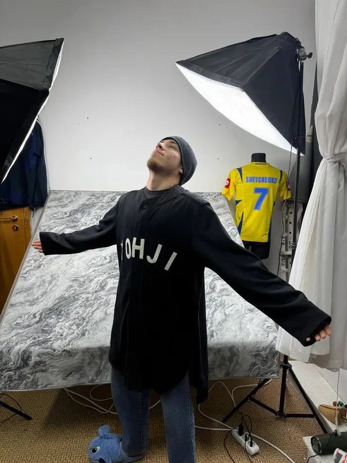 Adidas × Y-3 Y3 Adidas Yohji Yamamoto Oversized Baseball Shirt Jersey Size US S / EU 44-46 / 1 - 1 Thumbnail