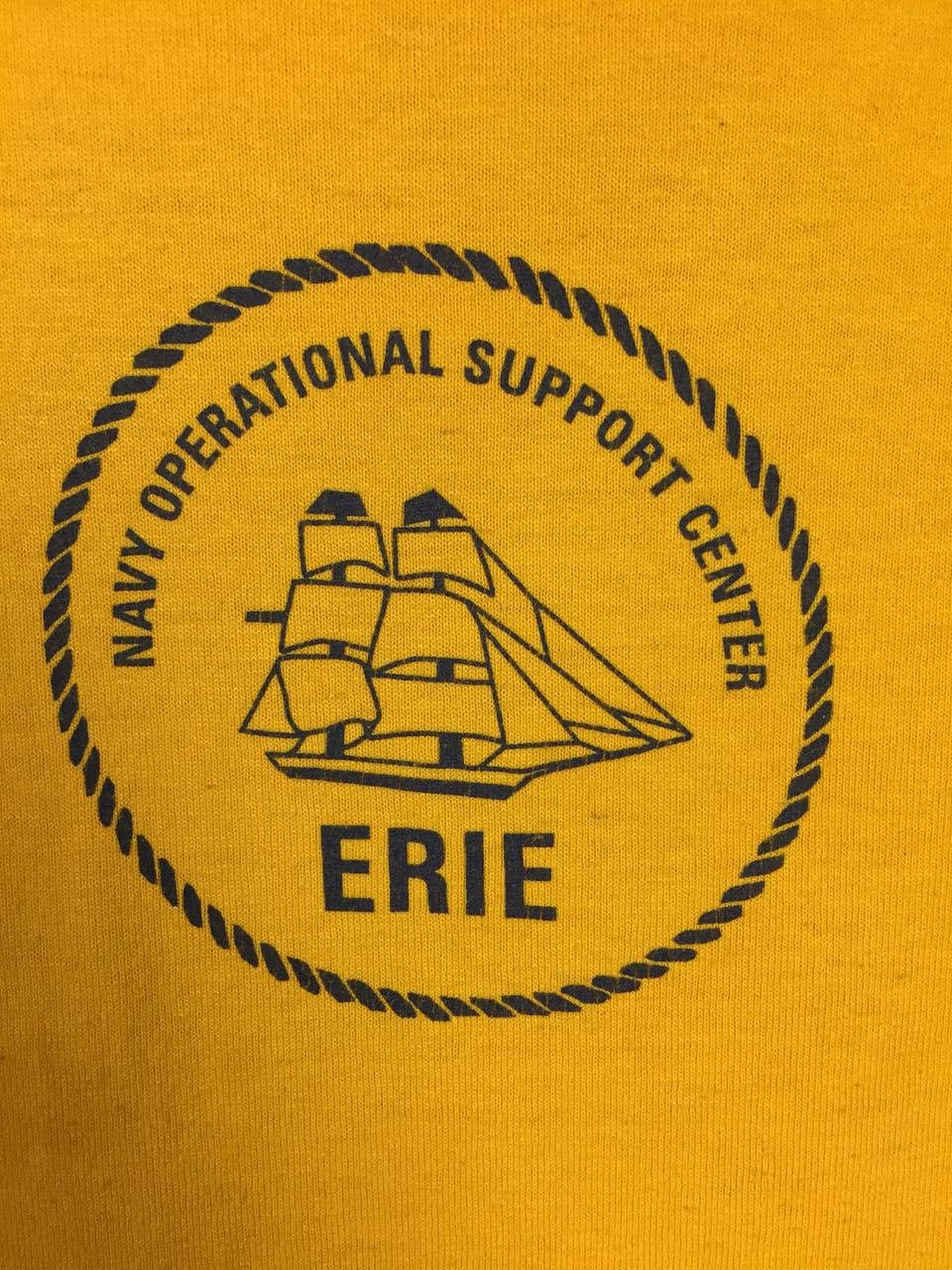 Jerzees × Vintage Vtg 50/50 Navy Operational Support Center Erie Tee Size US XL / EU 56 / 4 - 8 Thumbnail