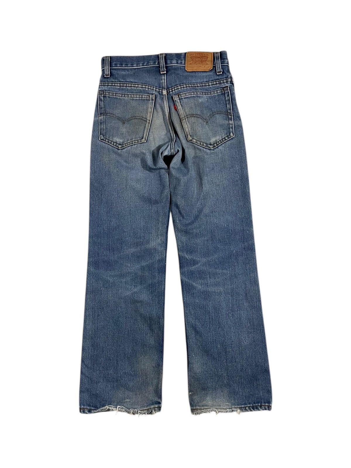 Levi's Vintage 90s Levis 717-0917 Faded Blue Jeans 28x28 Size US 28 / EU 44 - 2 Thumbnail